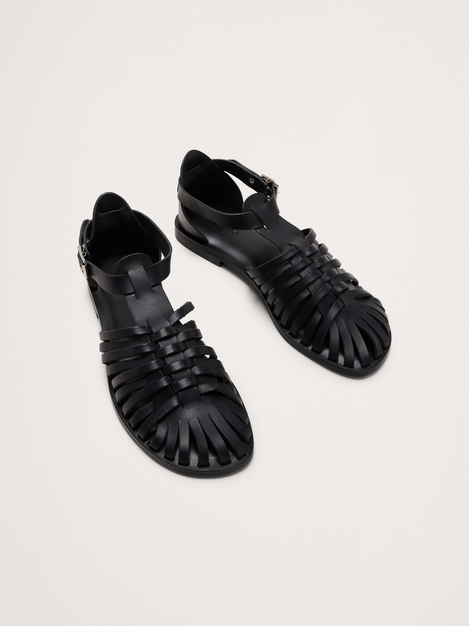 L'image numéro 6 présente Sandales de pêcheur en cuir italien