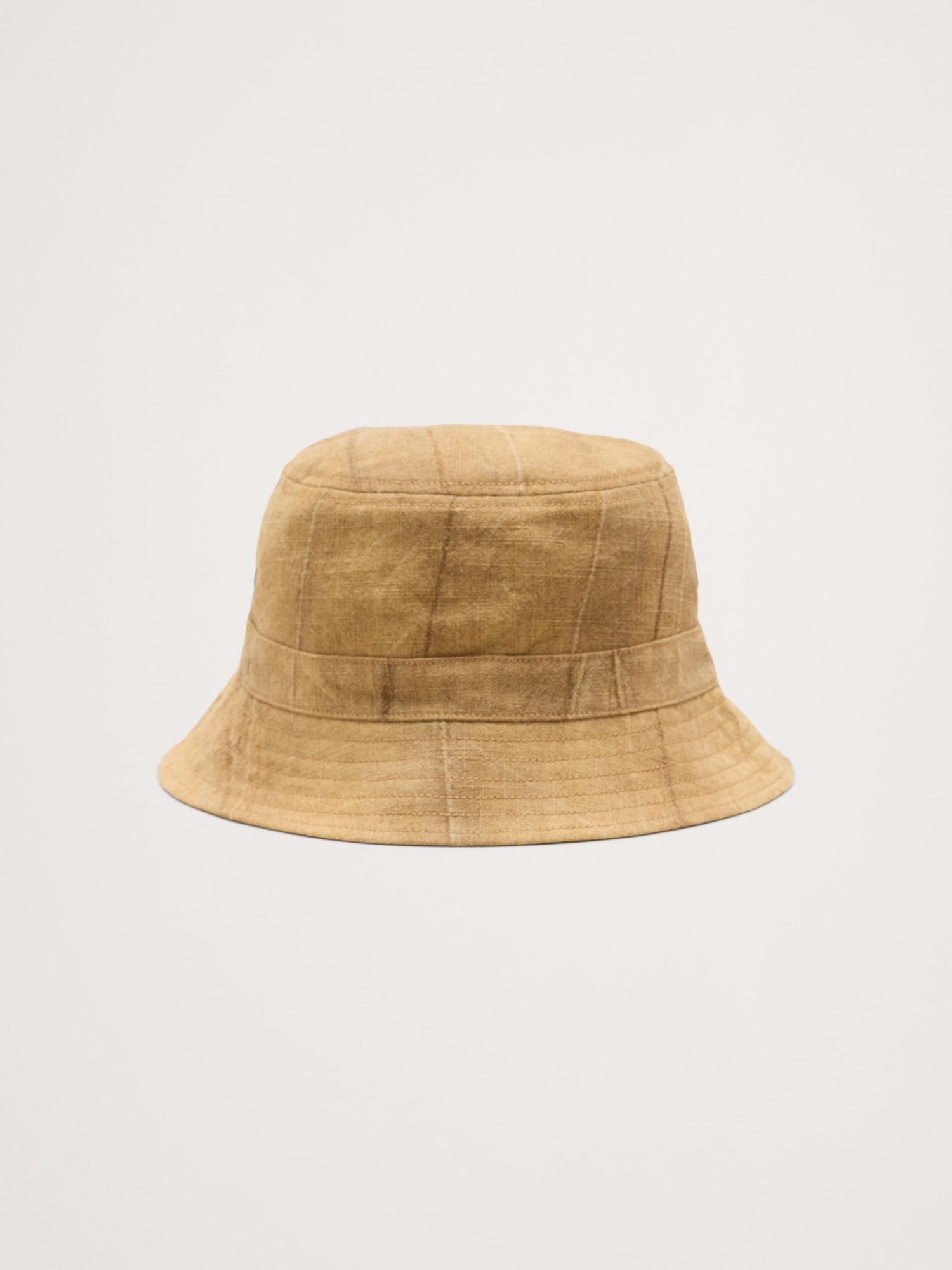 L'image numéro 1 présente Chapeau cloche texturé en mélange de coton et ramie