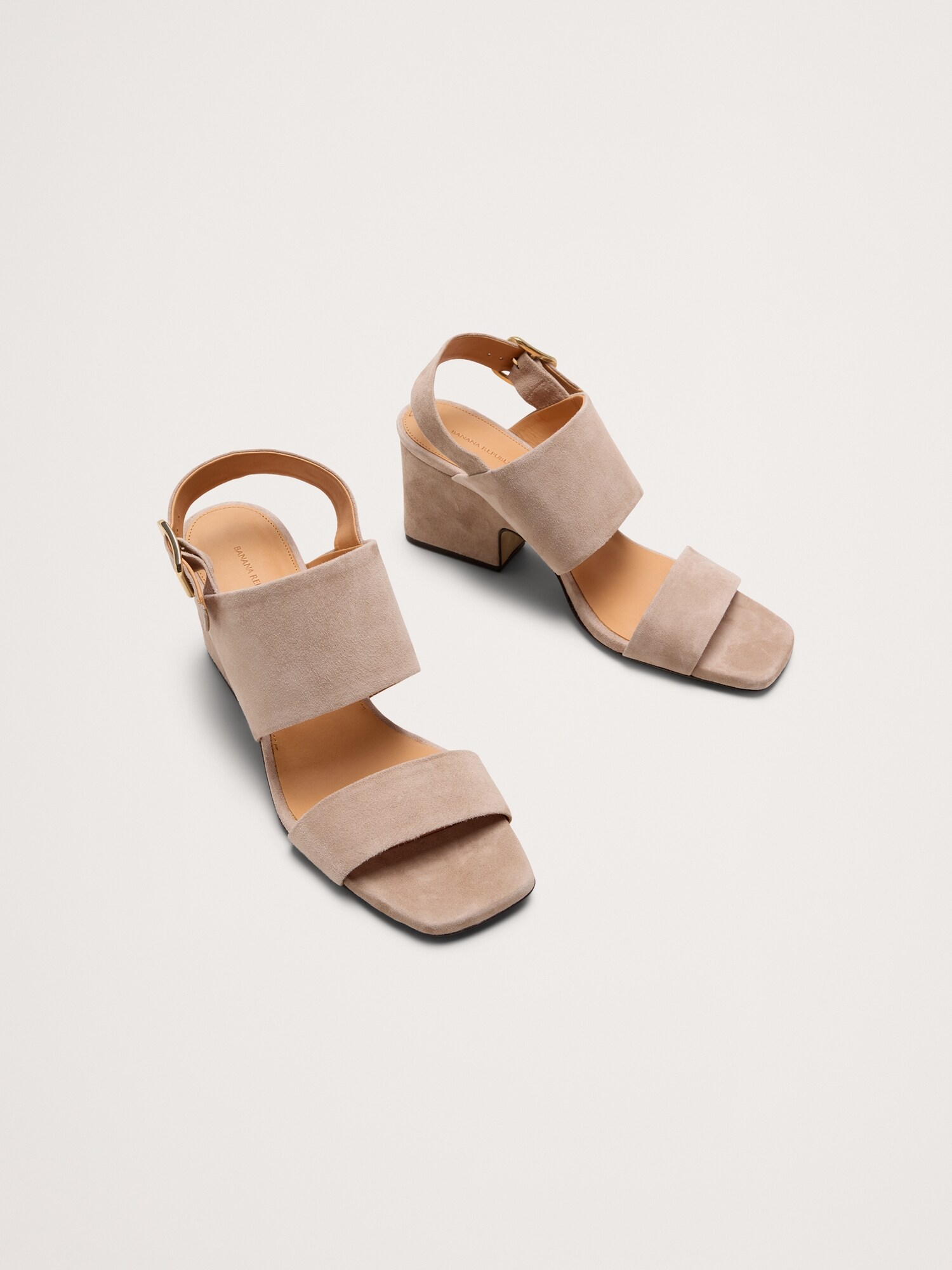 Image number 6 showing, Suede Block-Heel Sandal