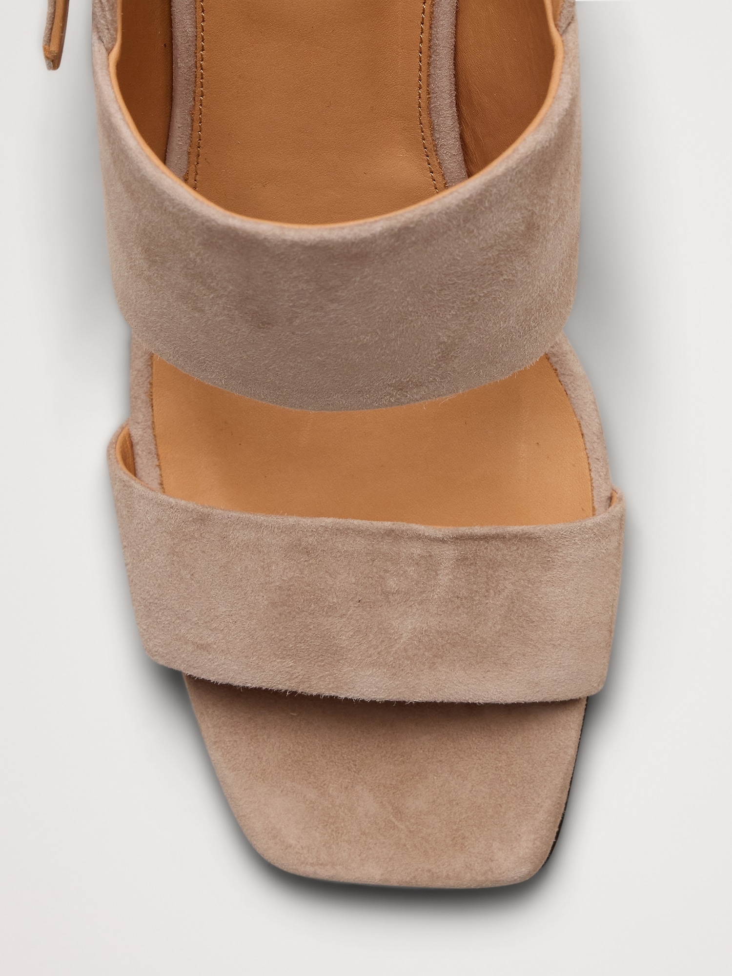 Image number 8 showing, Suede Block-Heel Sandal
