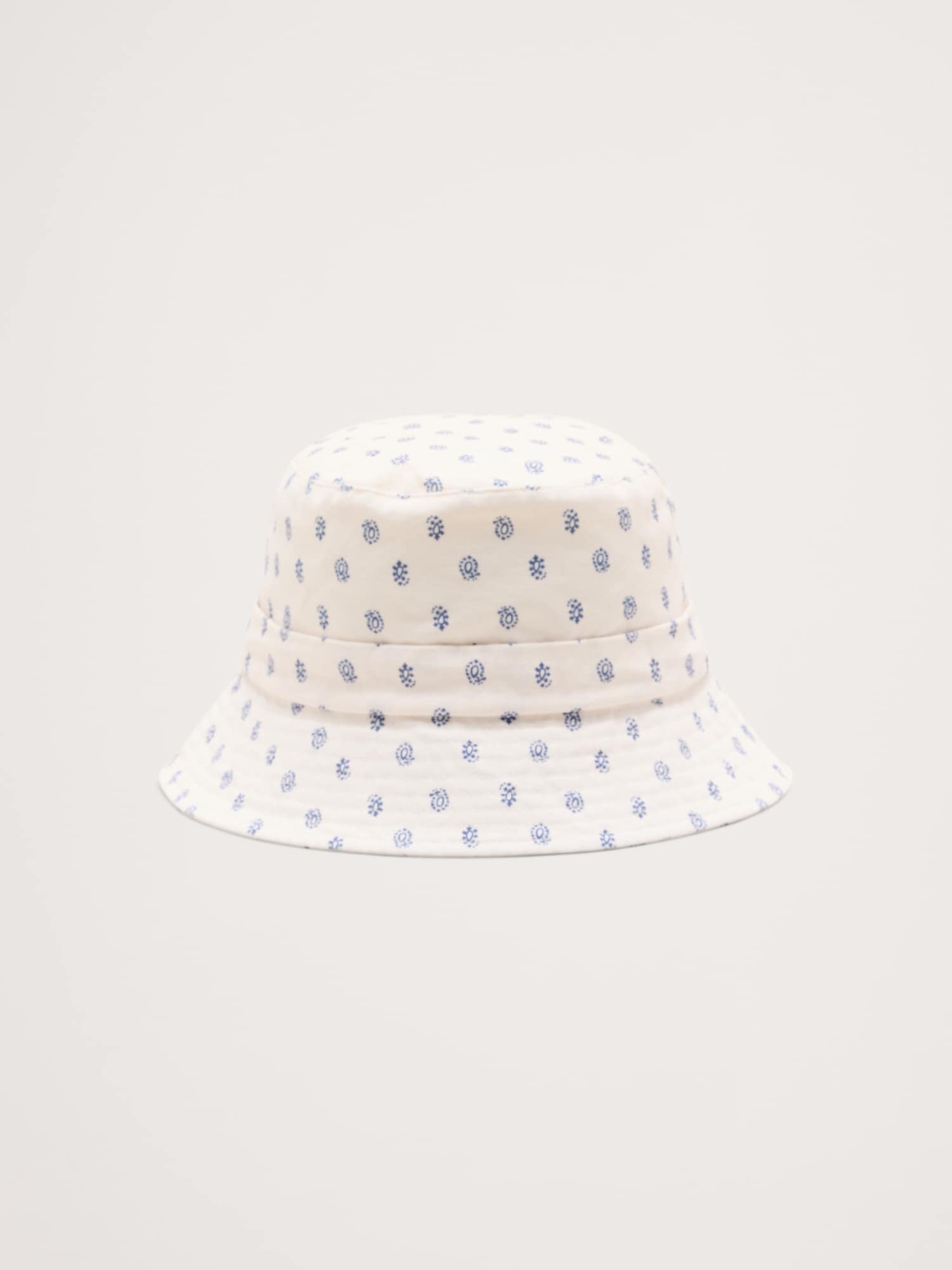 Image number 1 showing, Cotton Bucket Hat With Tie