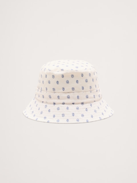 CHAPEAU CLOCHE EN COTON AVEC LIEN