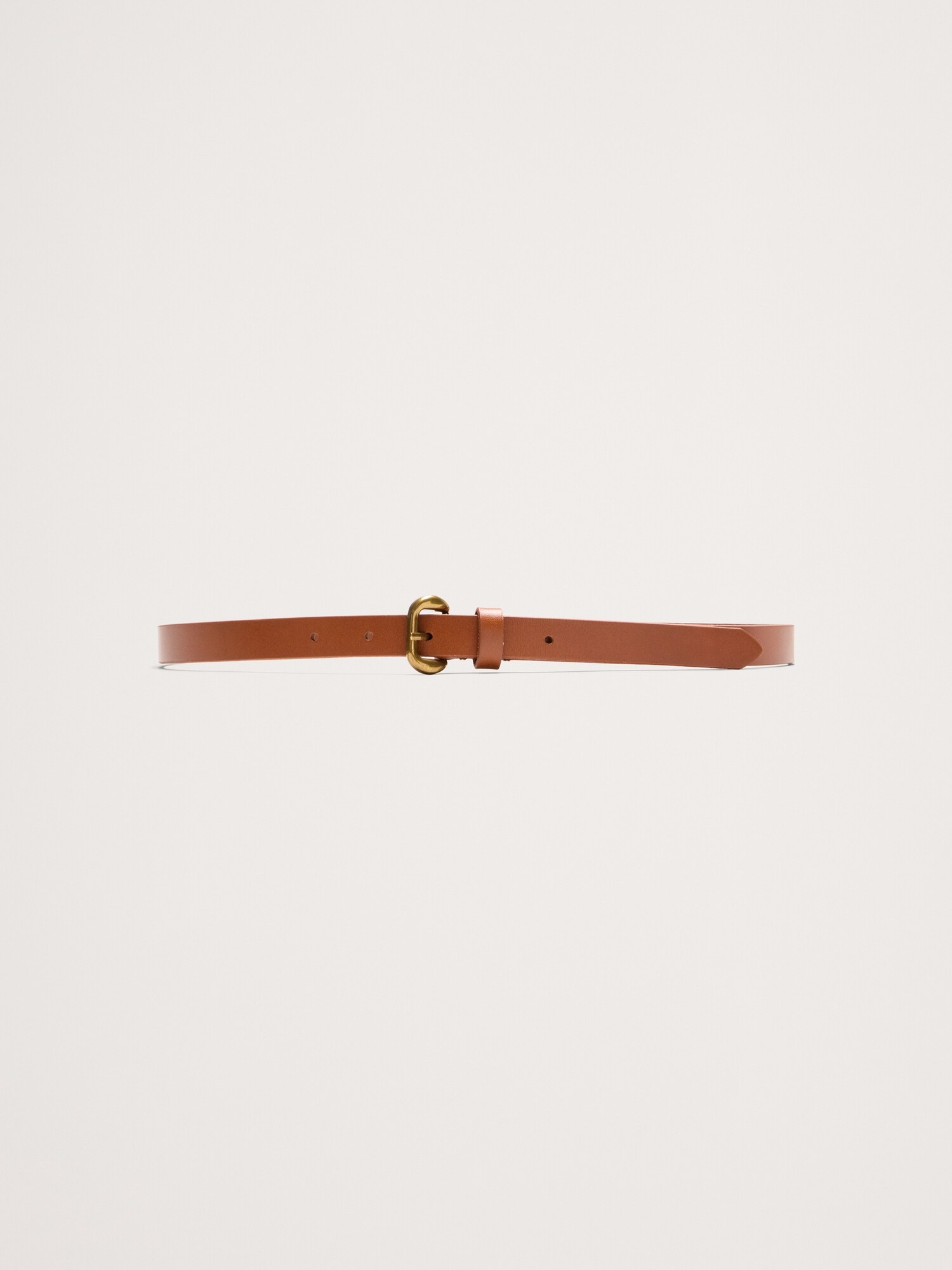 L'image numéro 1 présente Ceinture fine en cuir