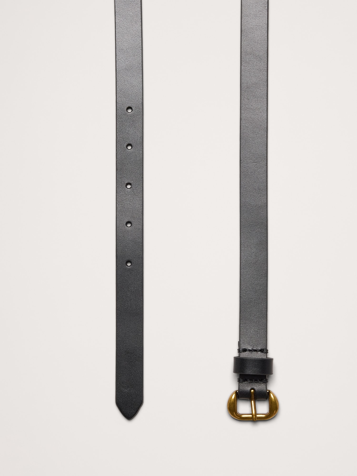 Image number 2 showing, Slim Leather Belt