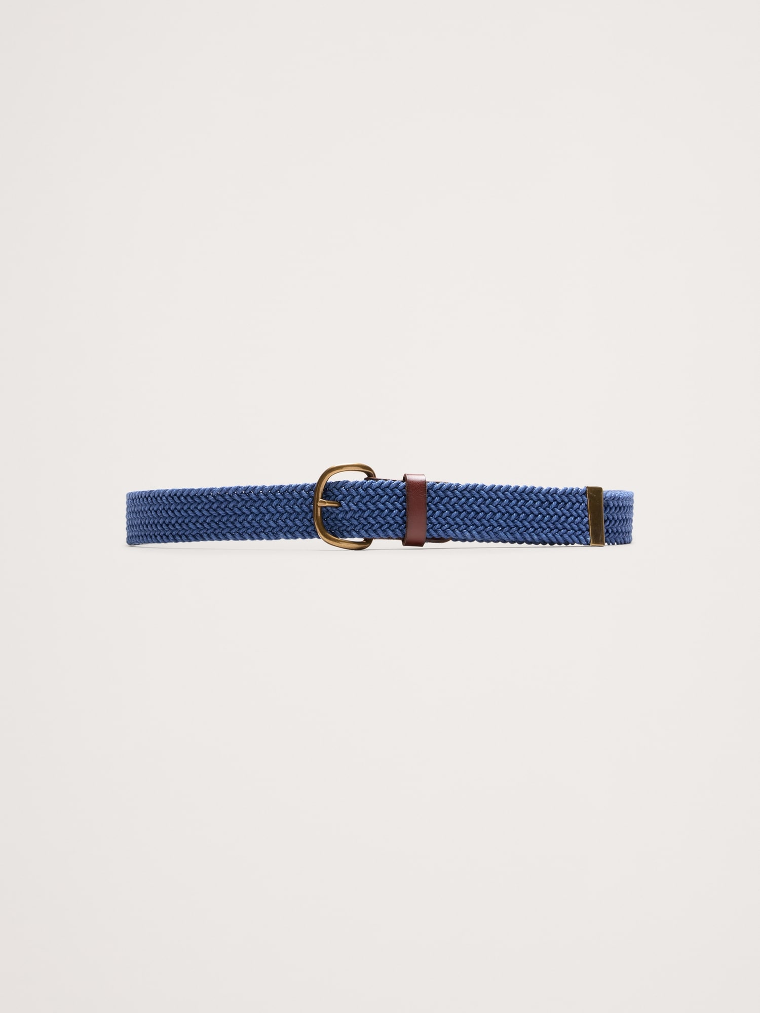 Image number 1 showing, Woven Cotton Slider Belt