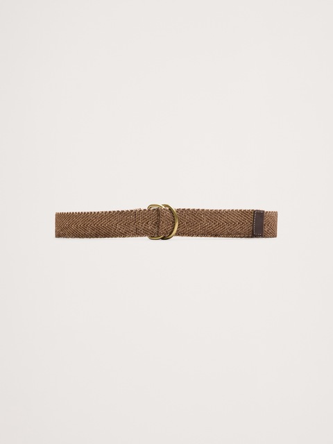 CEINTURE À CHEVRONS À ANNEAUX
