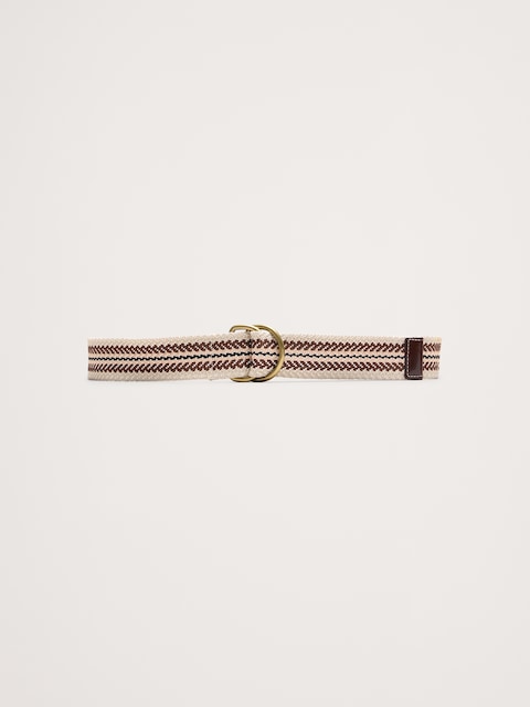 CEINTURE TISSÉE À ANNEAUX
