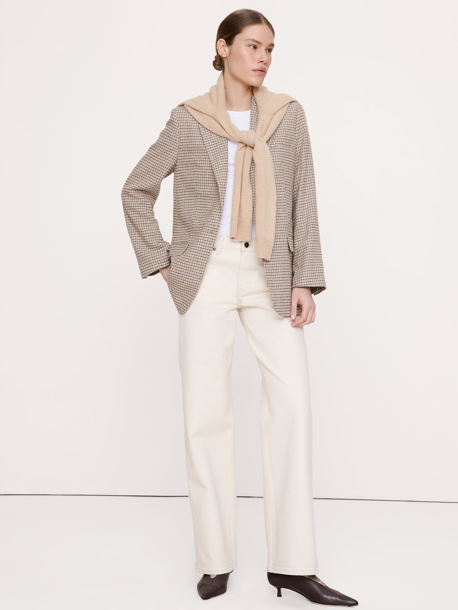 Boyfriend Italian Flannel Blazer