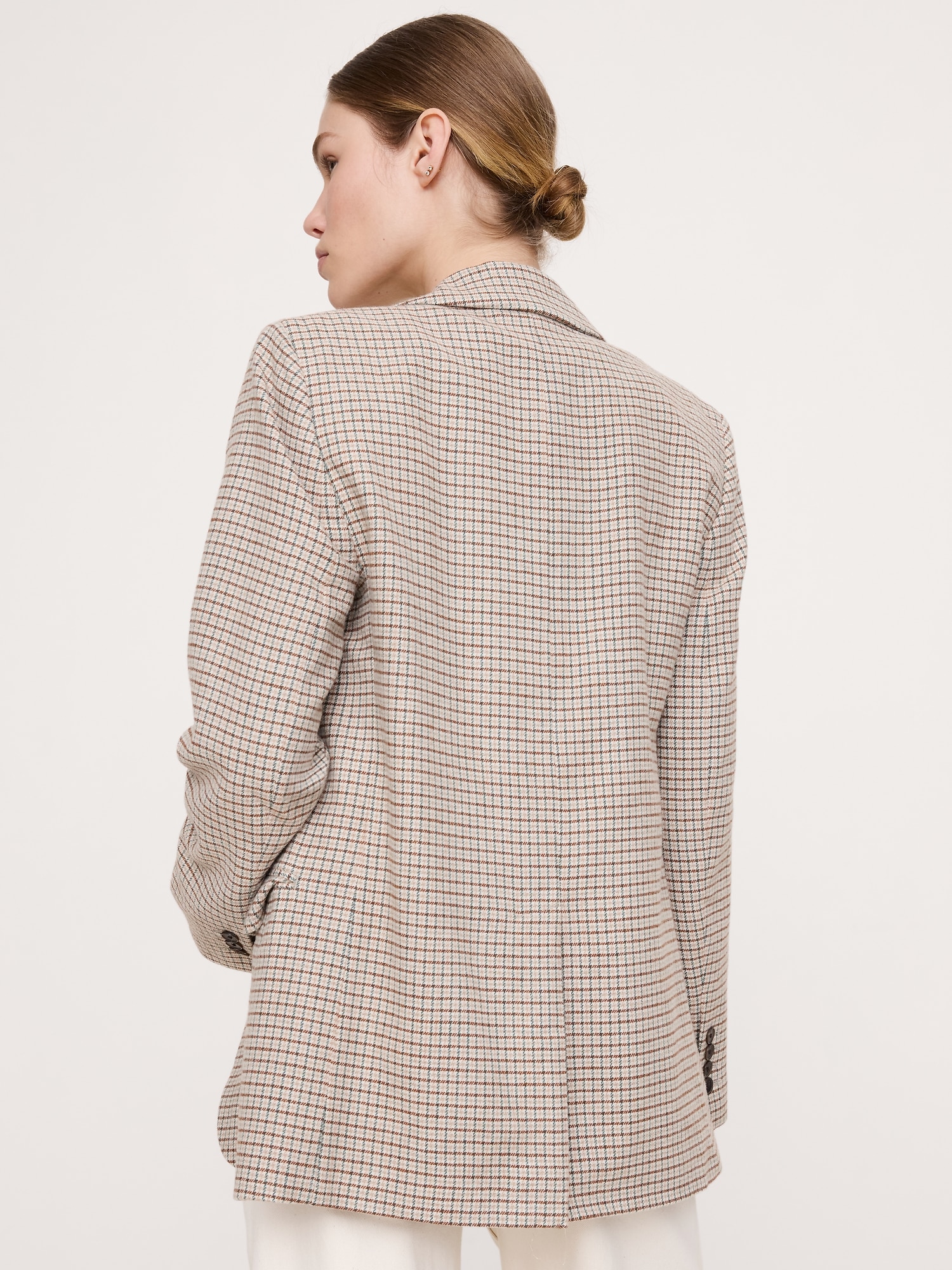 Boyfriend Italian Flannel Blazer