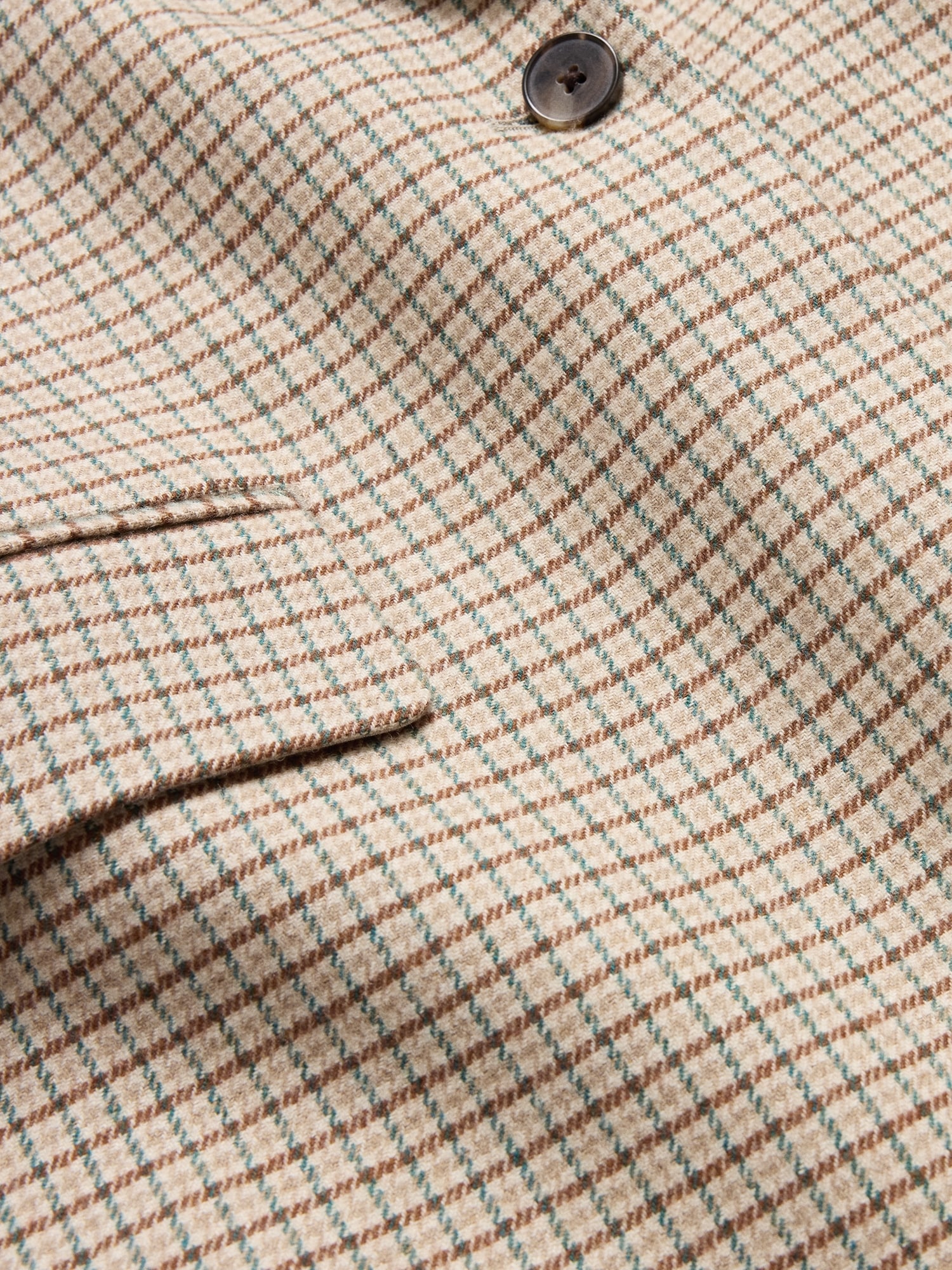 L'image numéro 7 présente Blazer en flanelle italienne à coupe boyfriend