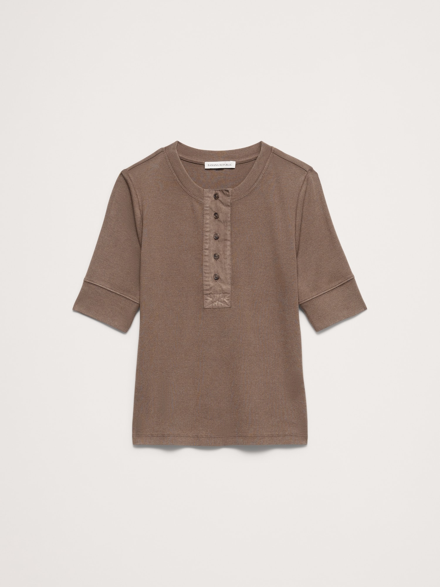 Image number 2 showing, Ribbed Henley