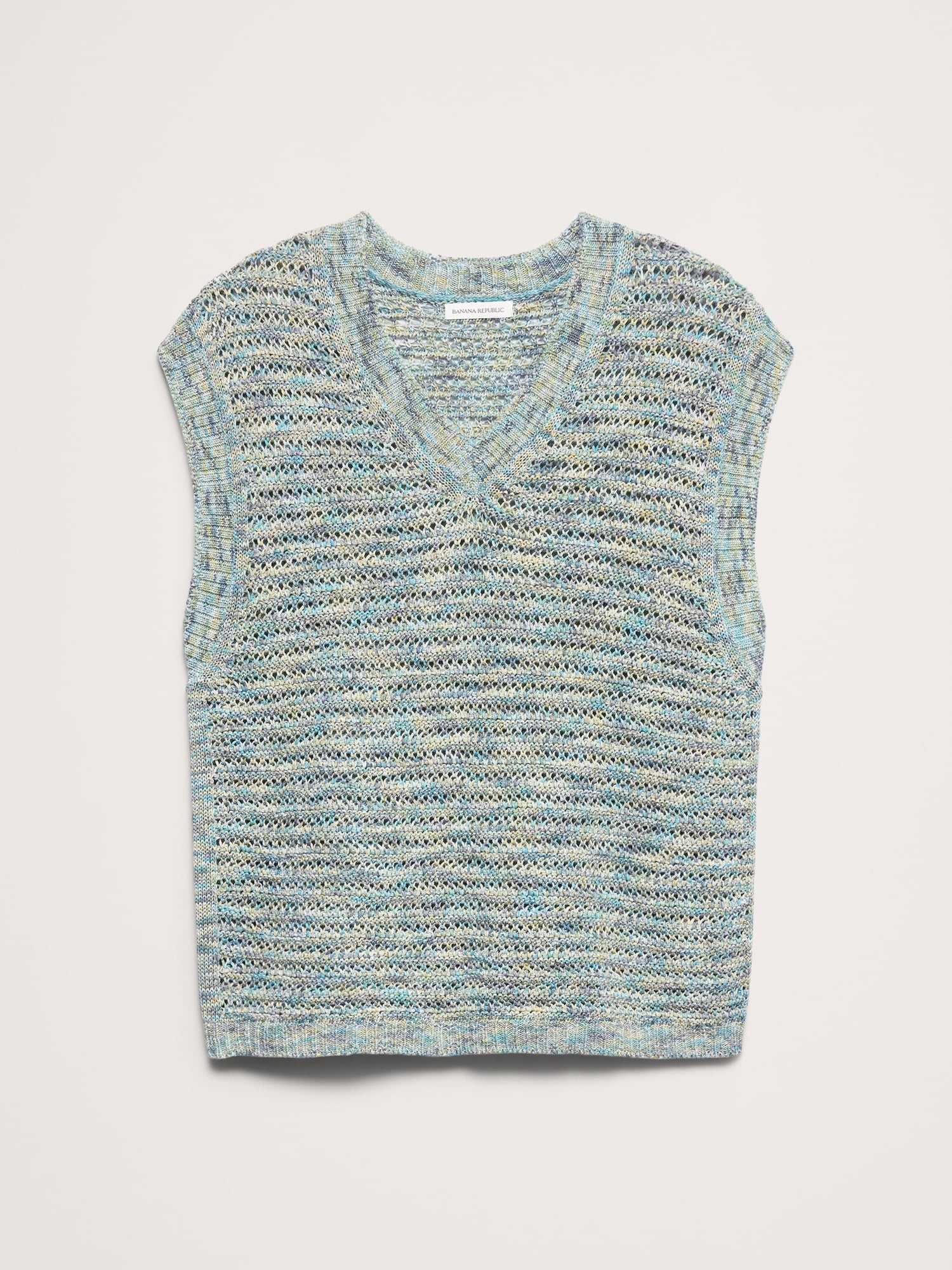 Image number 4 showing, Spacedye Cotton Crochet Vest