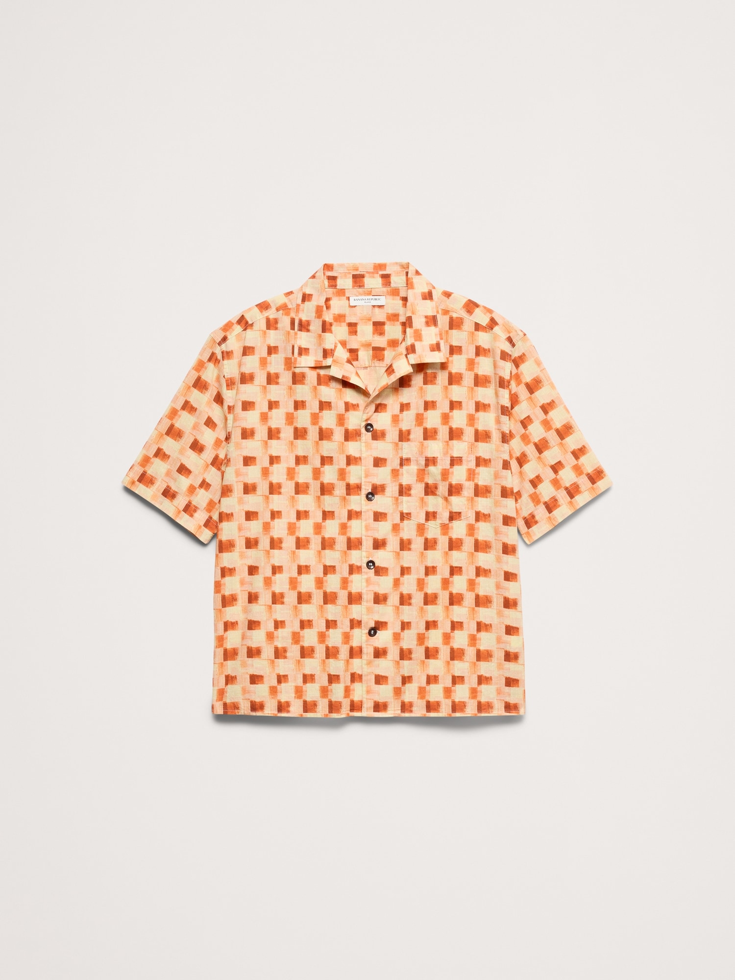 Image number 4 showing, Relaxed-Fit Slub Cotton Resort Shirt