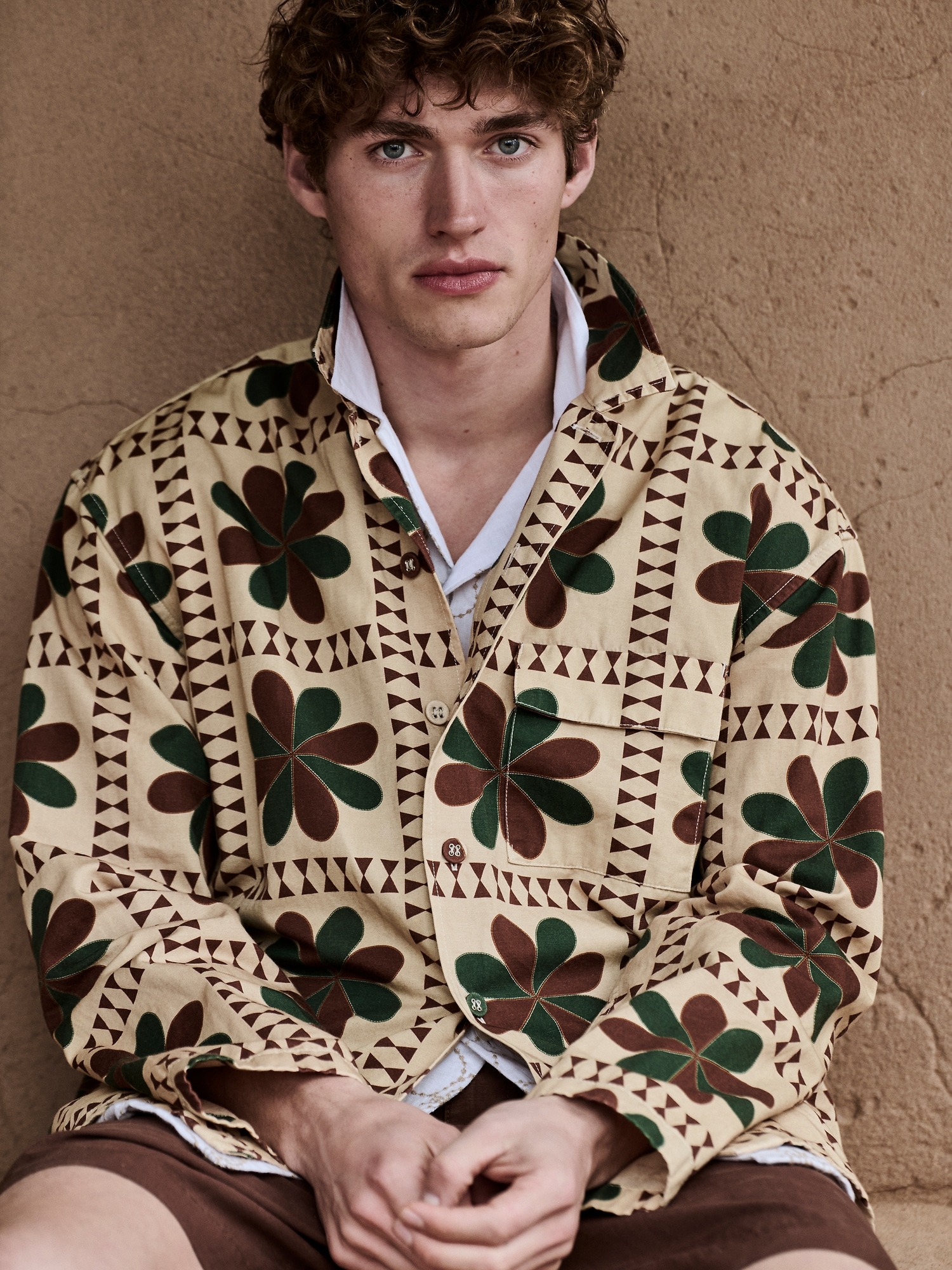 Image number 6 showing, Relaxed-Fit Cotton-Linen Resort Shirt