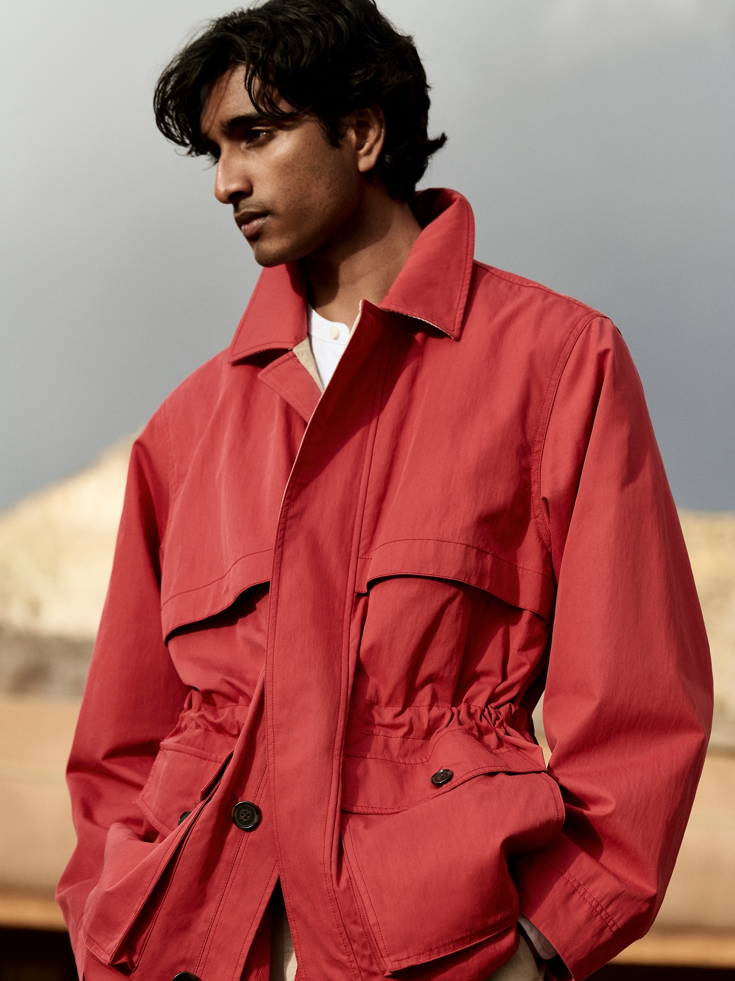 Image number 8 showing, Cotton-Nylon Field Jacket