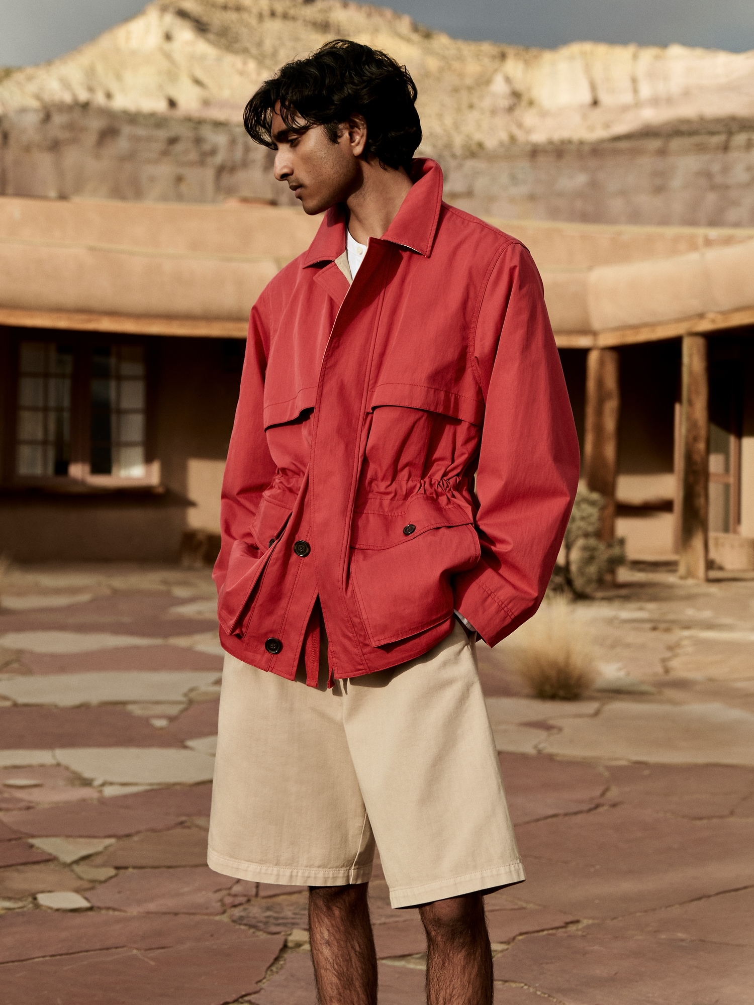 L'image numéro 6 présente Short en chino rodé 23 cm 