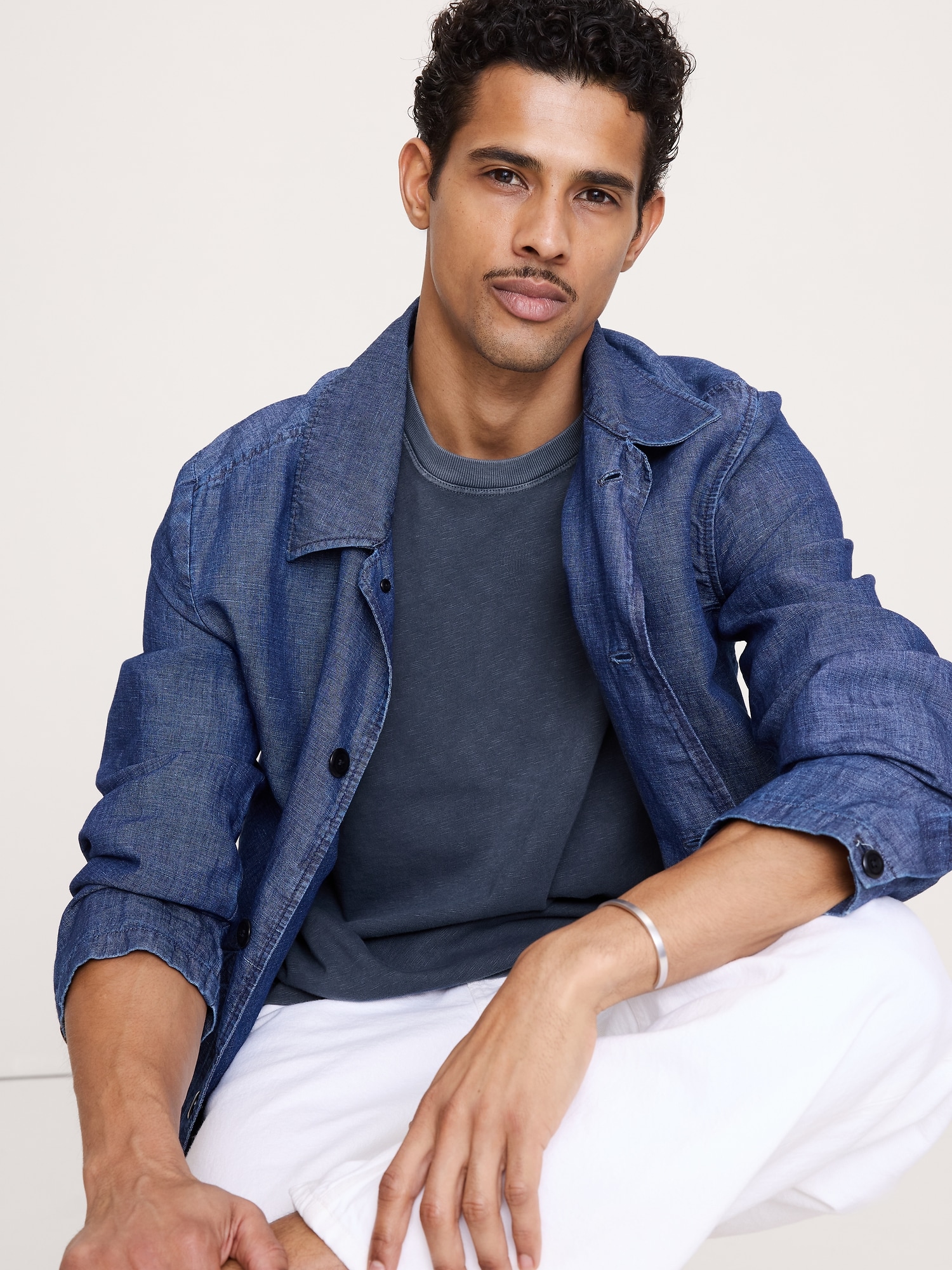 L'image numéro 3 présente T-shirt ras du cou classique en coton flammé