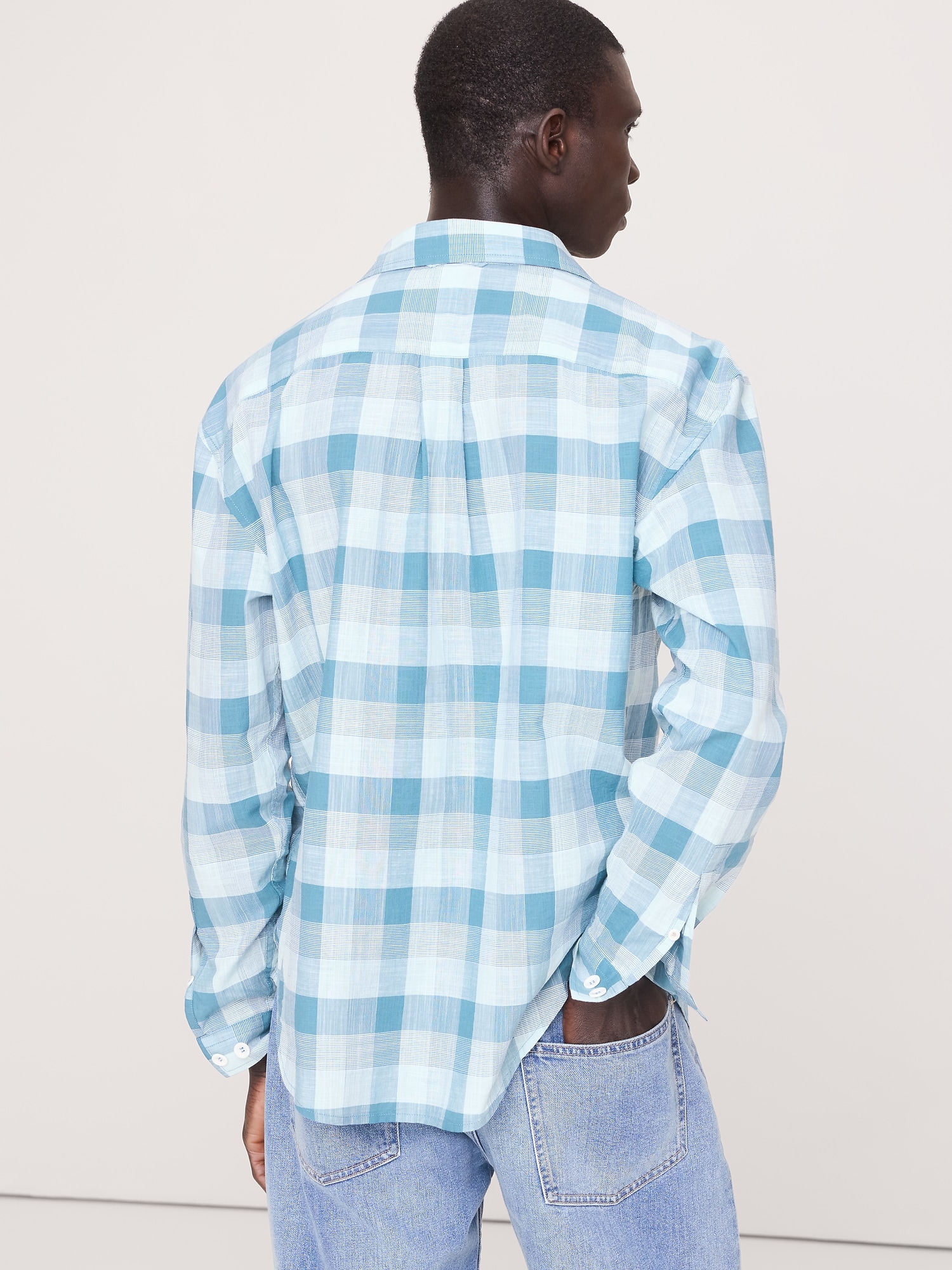 Image number 2 showing, Relaxed-Fit Summerweight Cotton Shirt