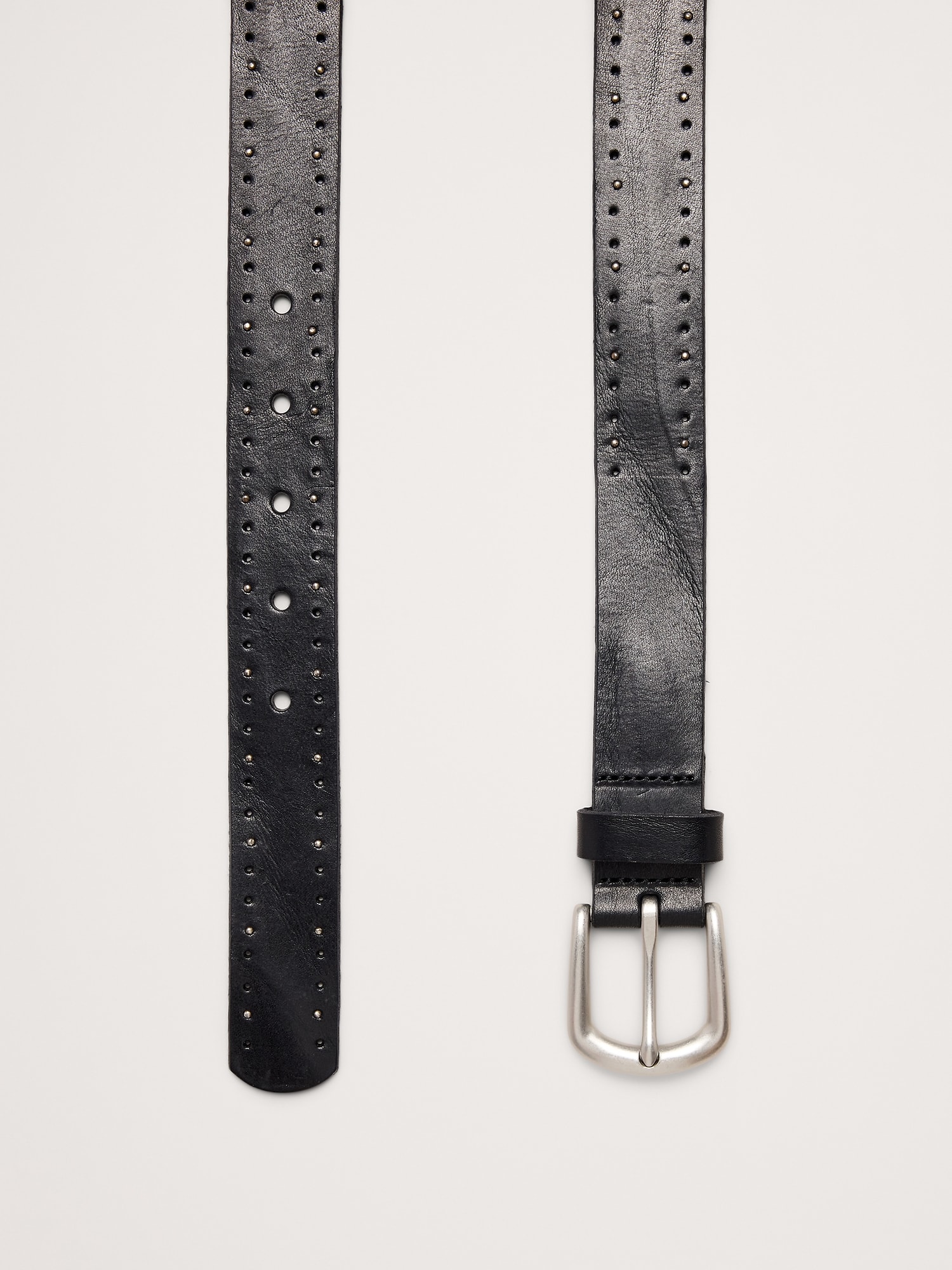 Perforated Leather Belt