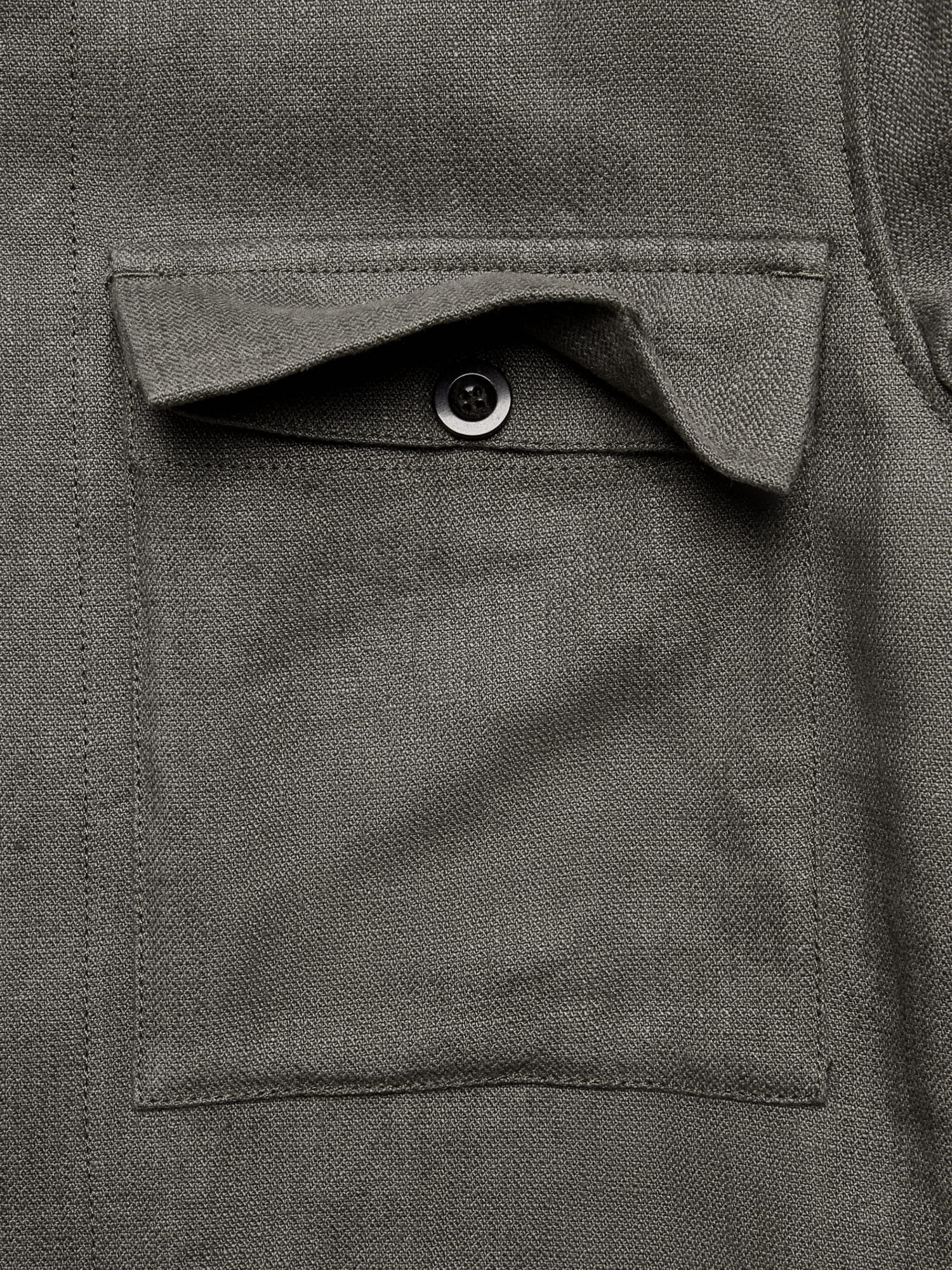 Image number 6 showing, Linen Four-Pocket Shirt Jacket