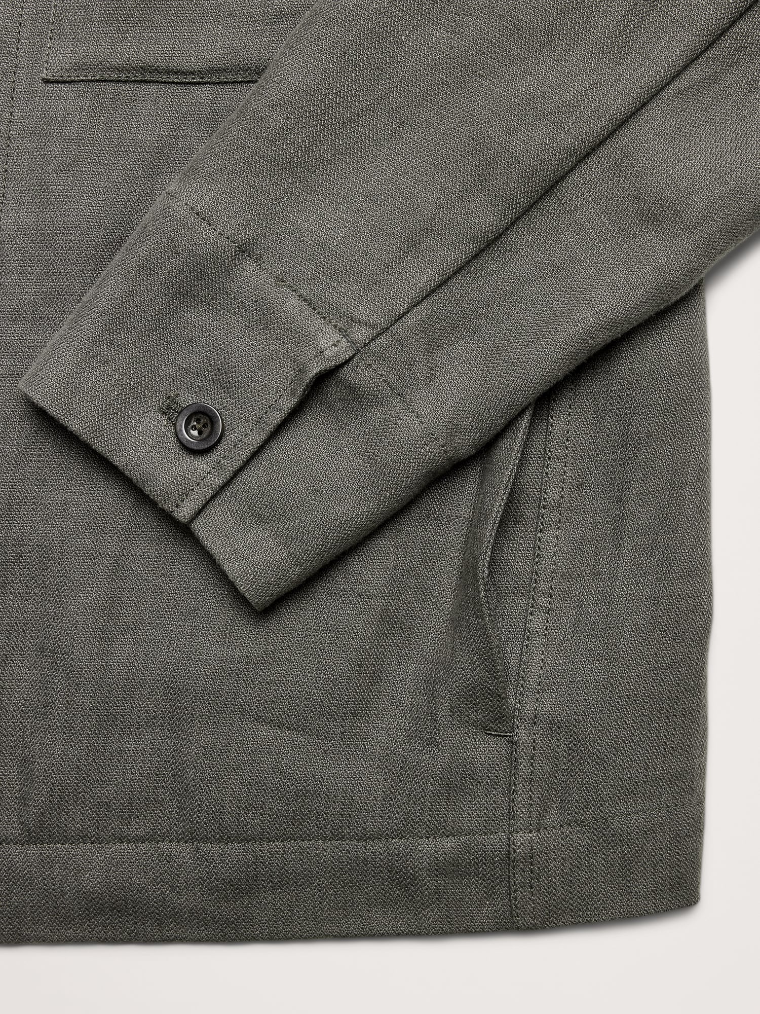 Image number 7 showing, Linen Four-Pocket Shirt Jacket