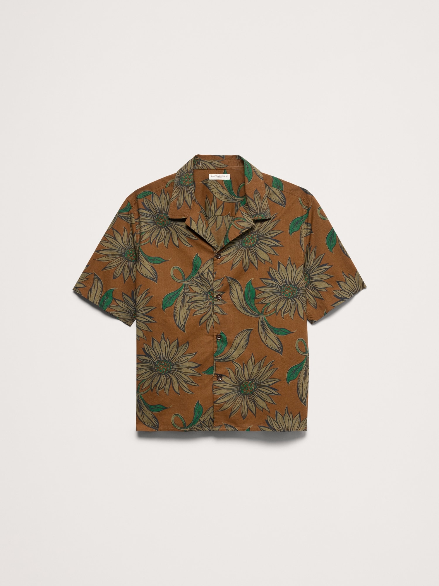 Image number 8 showing, Relaxed-Fit Cotton Slub Resort Shirt