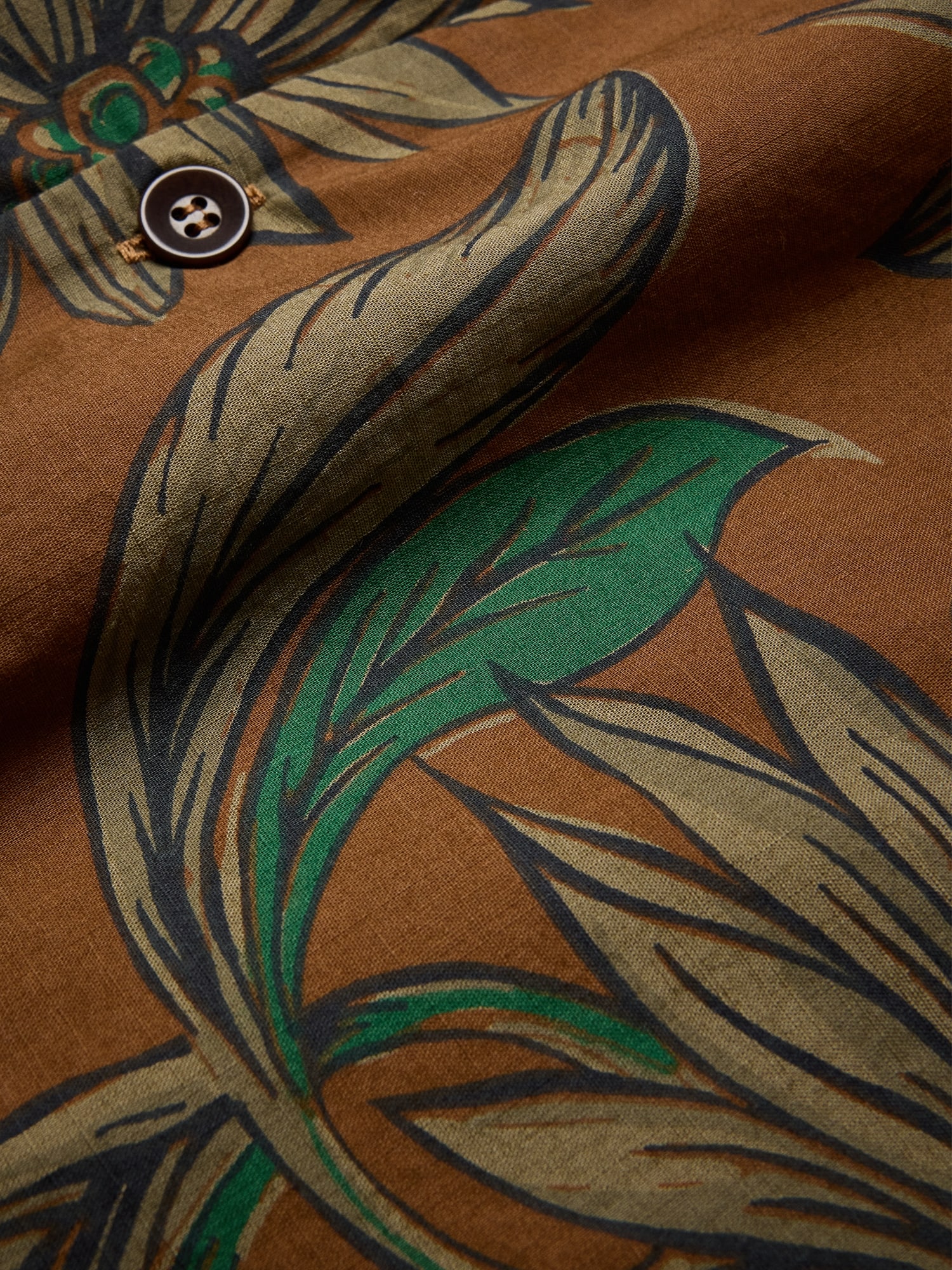 Image number 5 showing, Relaxed-Fit Cotton Slub Resort Shirt