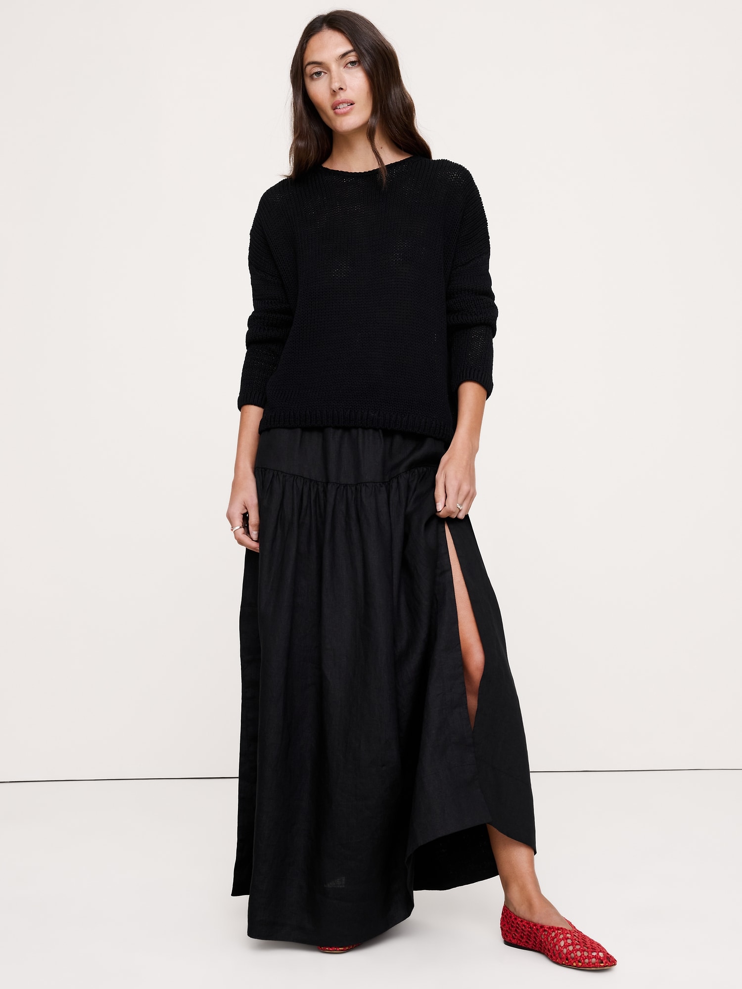 L'image numéro 1 présente Chandails ras du cou en coton