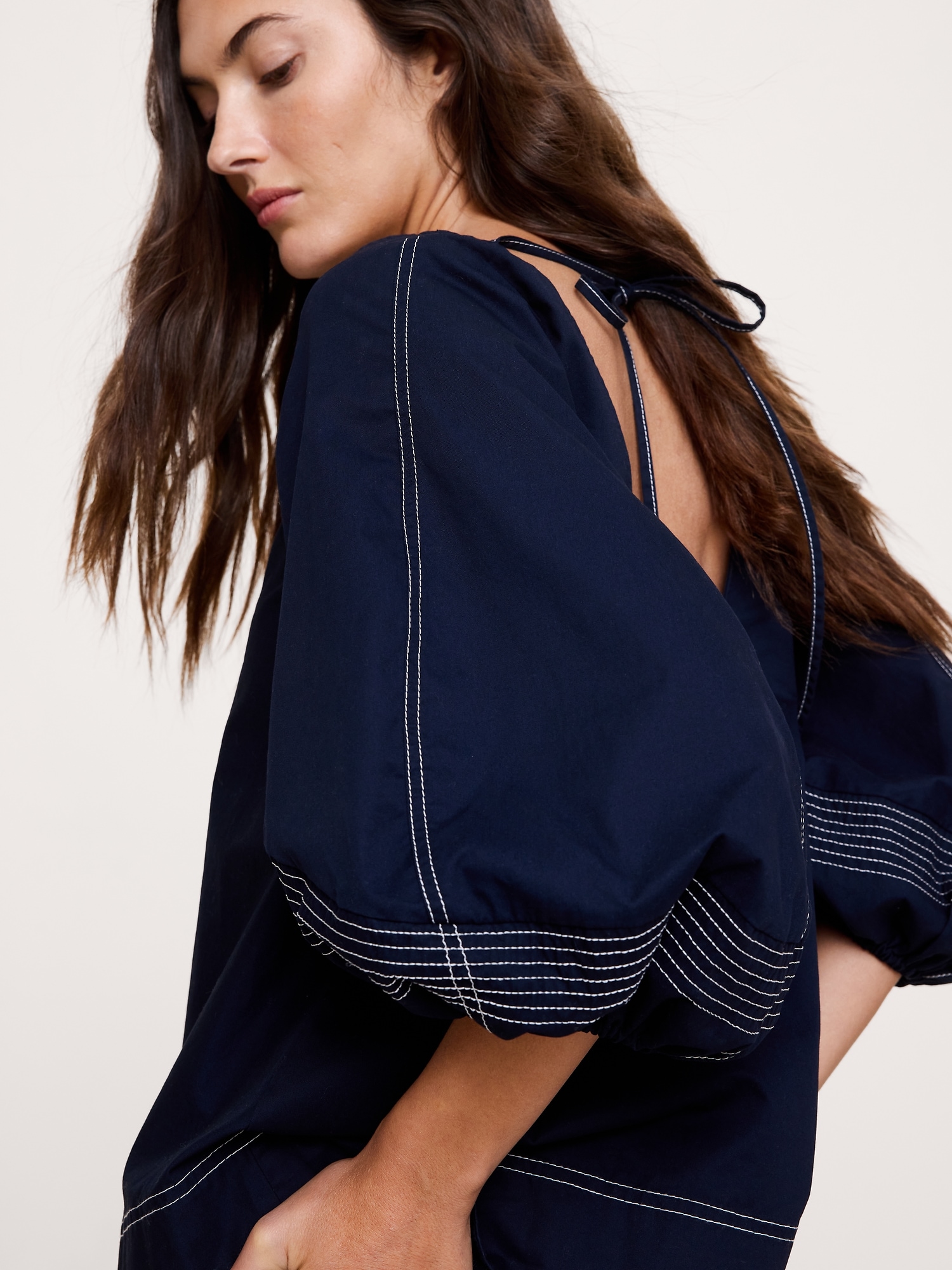 Image number 8 showing, Cotton Scoop-Back Top