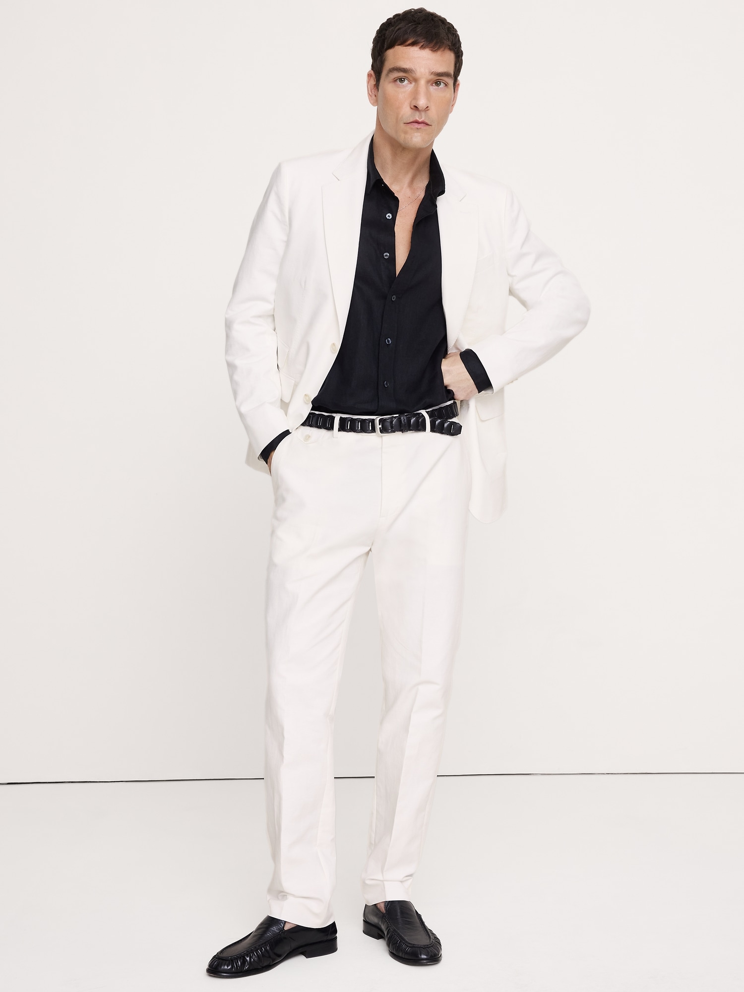 Image number 5 showing, Italian Cotton-Linen Suit Jacket