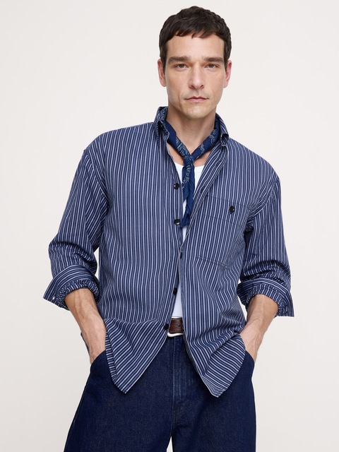 CHEMISE DÉCONTRACTÉE EN COTON D'ÉTÉ LÉGER