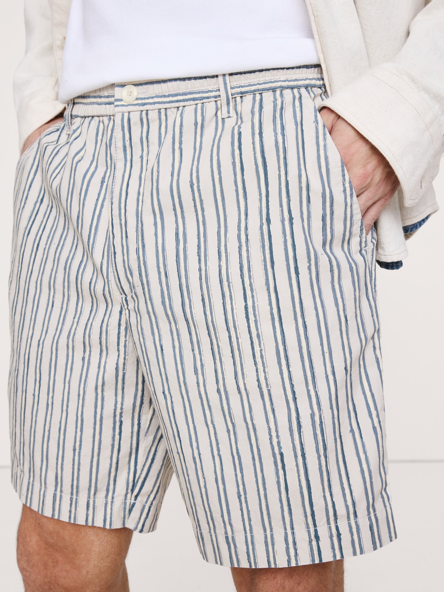 Image number 4 showing, 9" Lightweight Cotton Pull-On Short