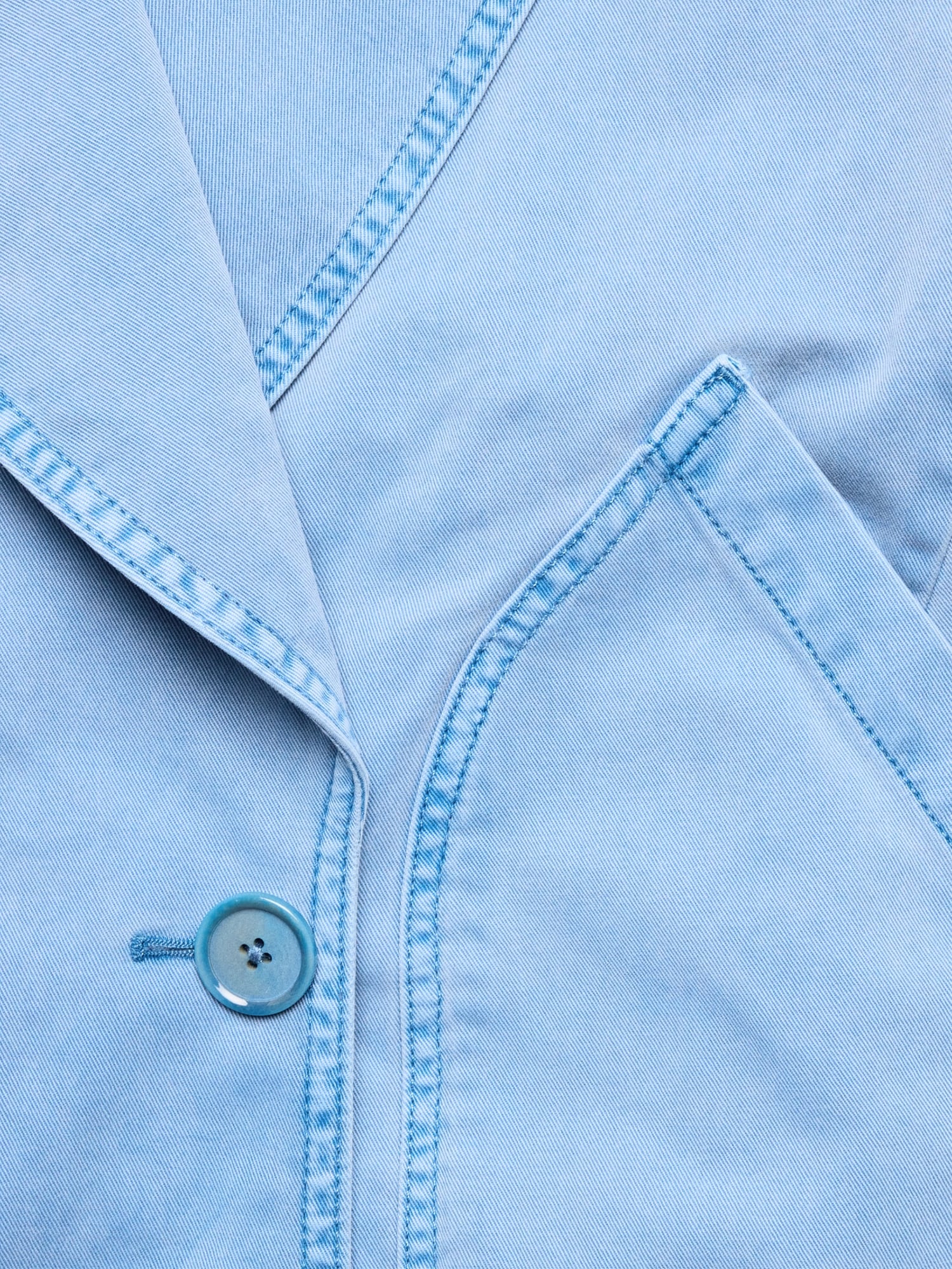 L'image numéro 7 présente Caban en sergé de coton