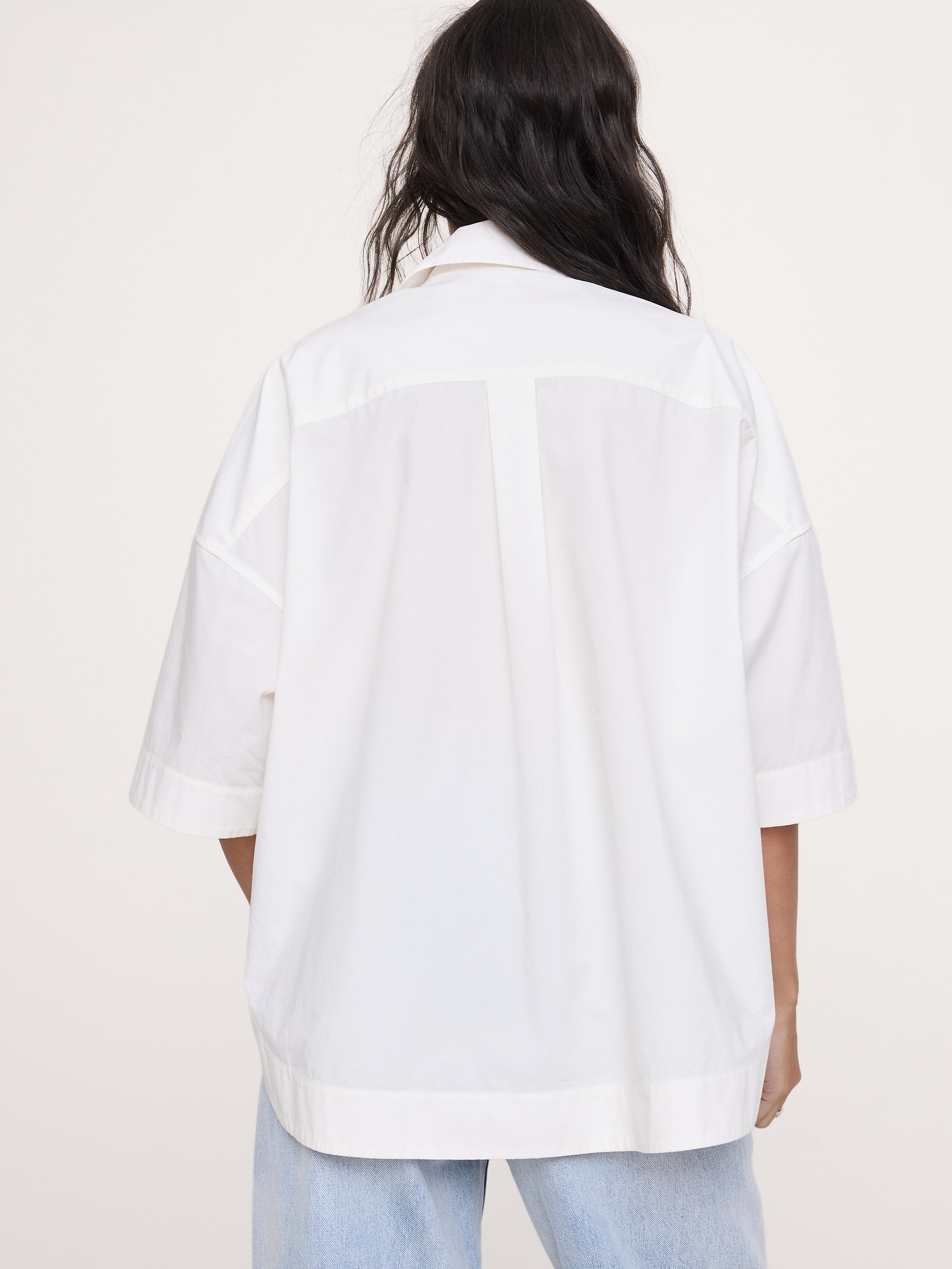 Image number 6 showing, Cotton Poplin Popover Tunic