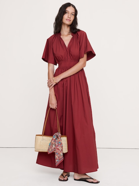 ROBE LONGUE À NOUER AU DOS
