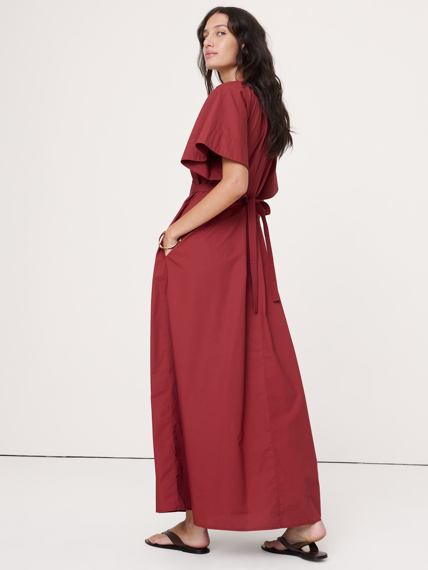 Image number 4 showing, Tie-Back Maxi Dress