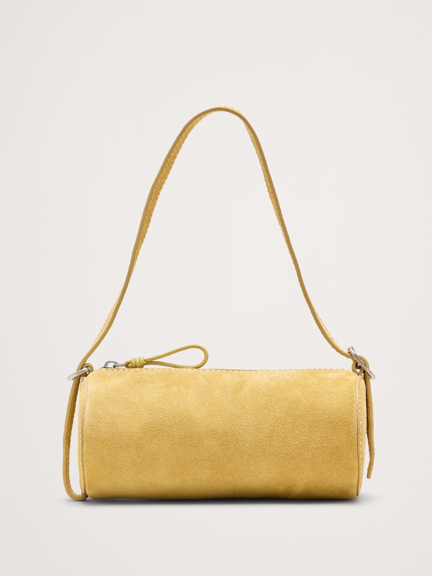 L'image numéro 1 présente Sac baril en cuir