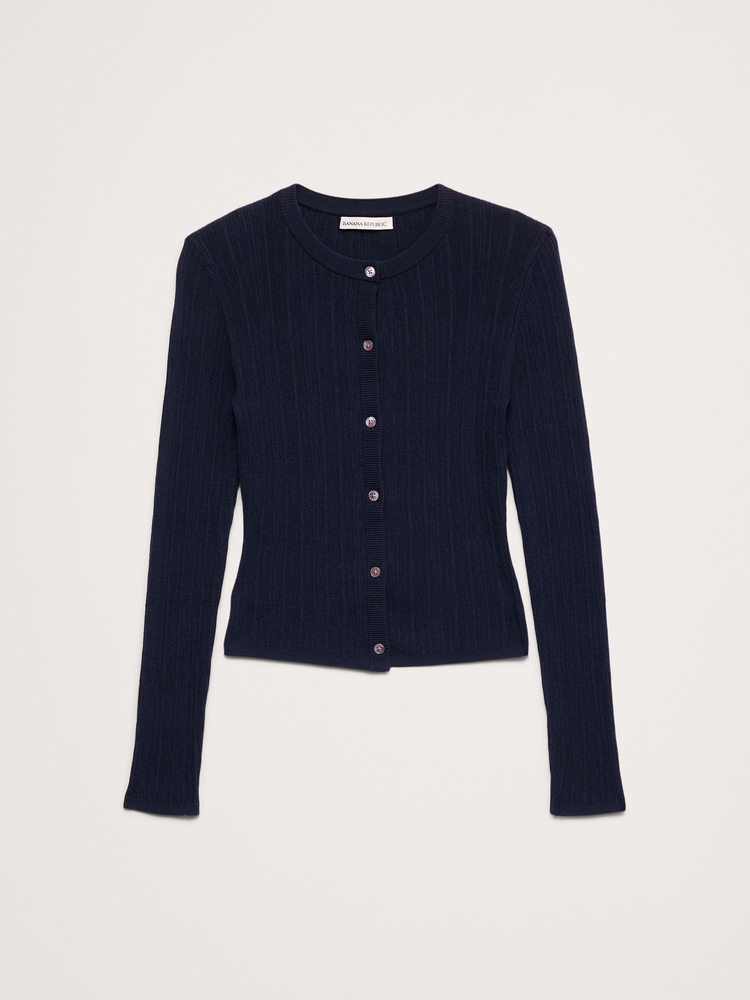 Image number 4 showing, Crinkle Knit Cropped Cardigan