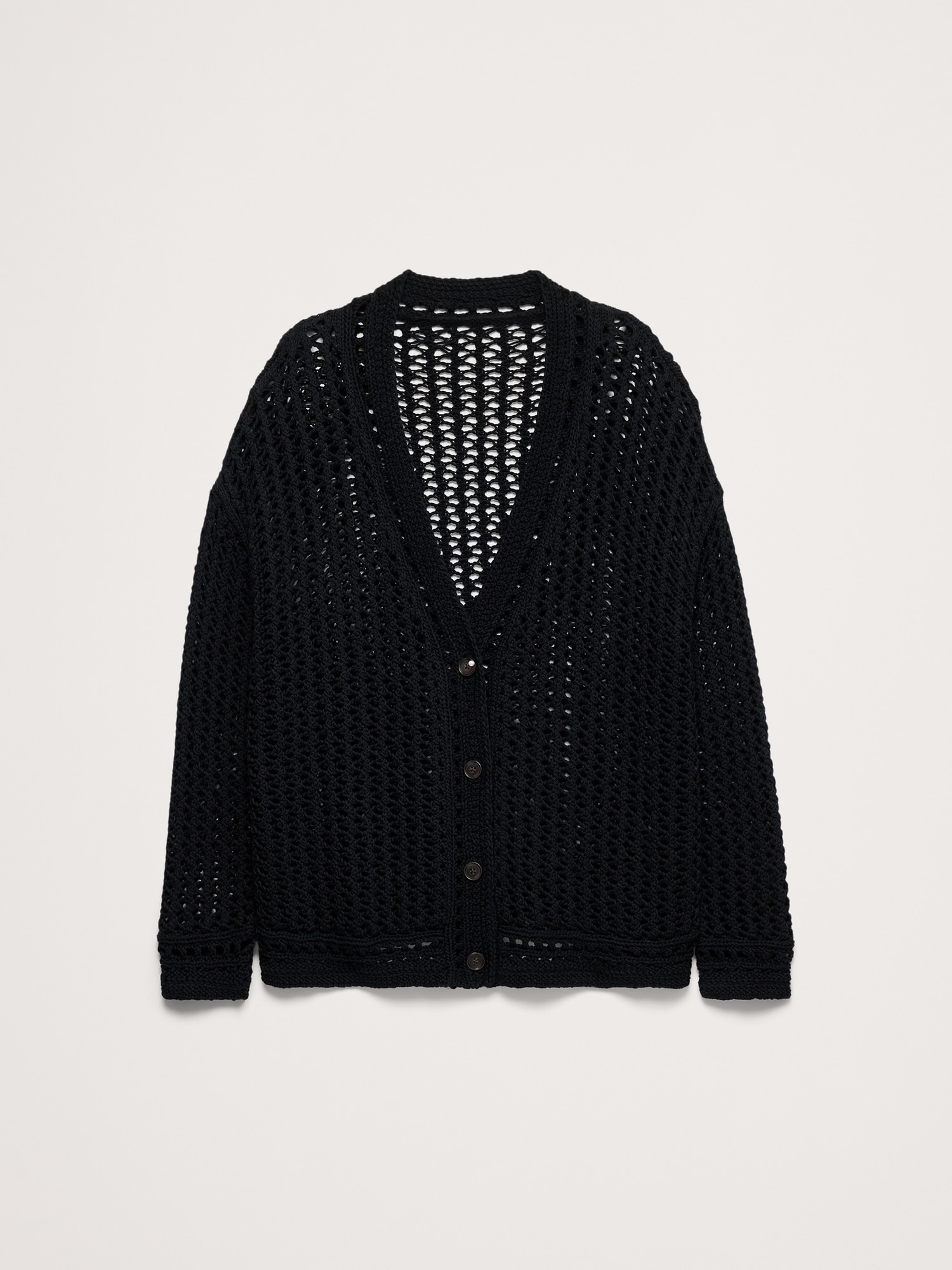 Image number 4 showing, Cotton Crochet Cardigan
