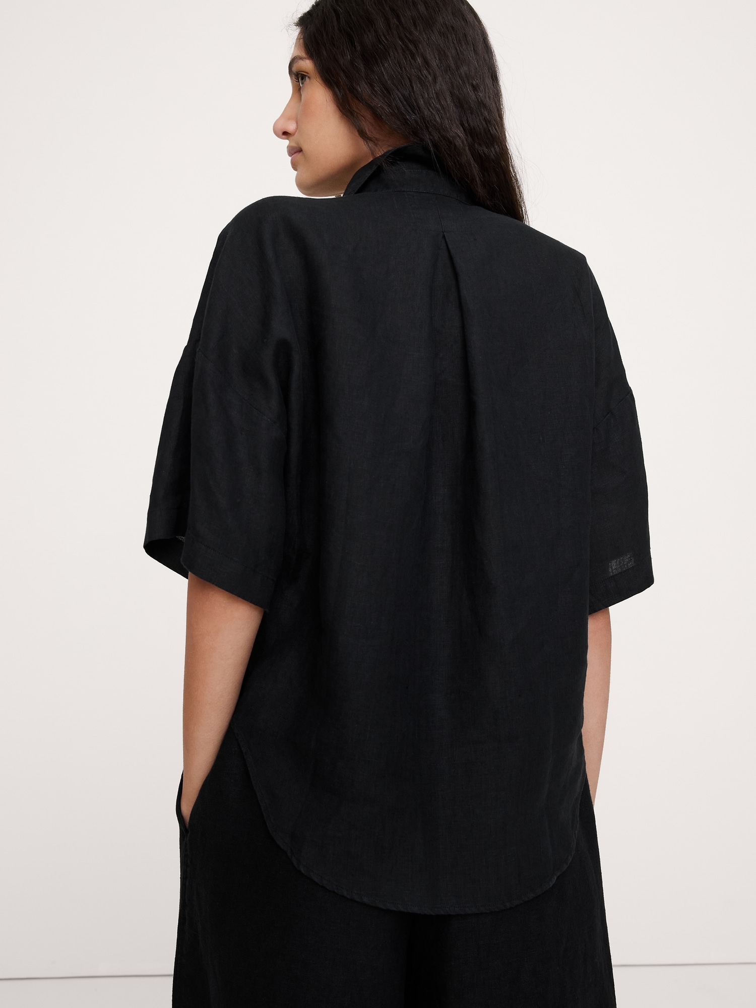 Image number 2 showing, Linen Short-Sleeve Shirt