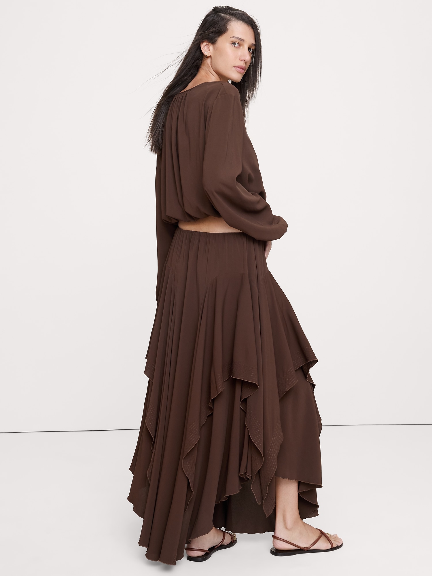 Image number 2 showing, Georgette Tie-Neck Blouse
