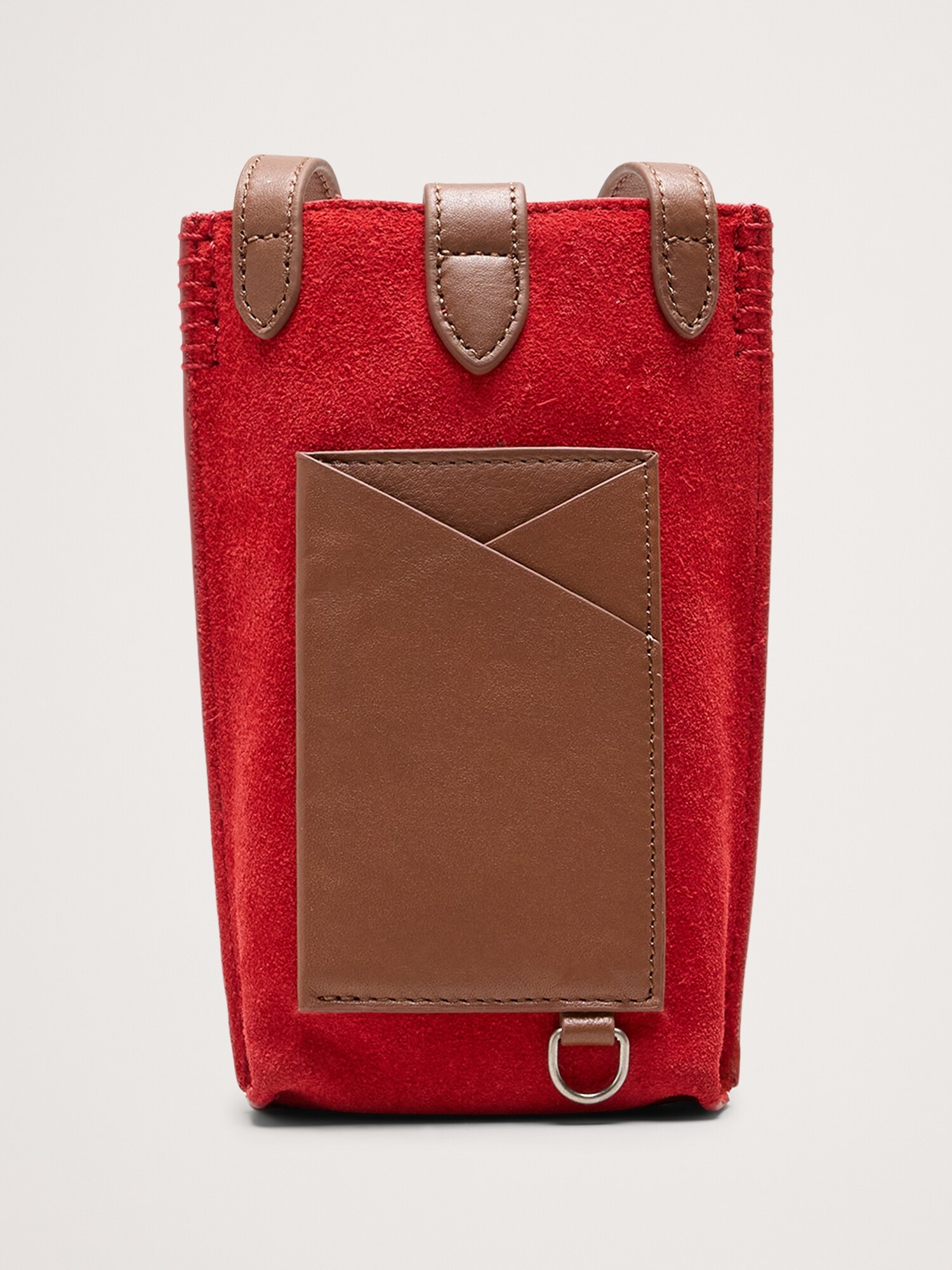 L'image numéro 8 présente Pochette à bandoulière en cuir italien