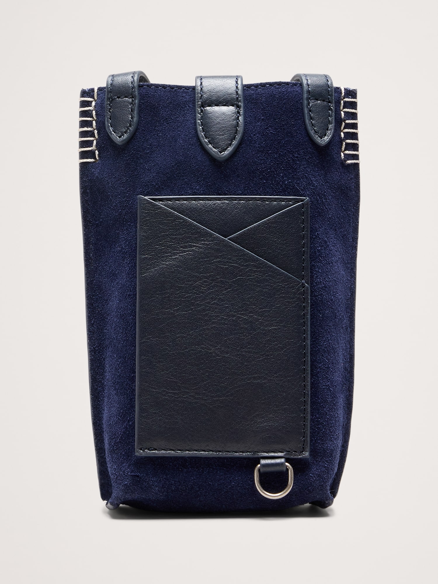 L'image numéro 8 présente Pochette à bandoulière en cuir italien