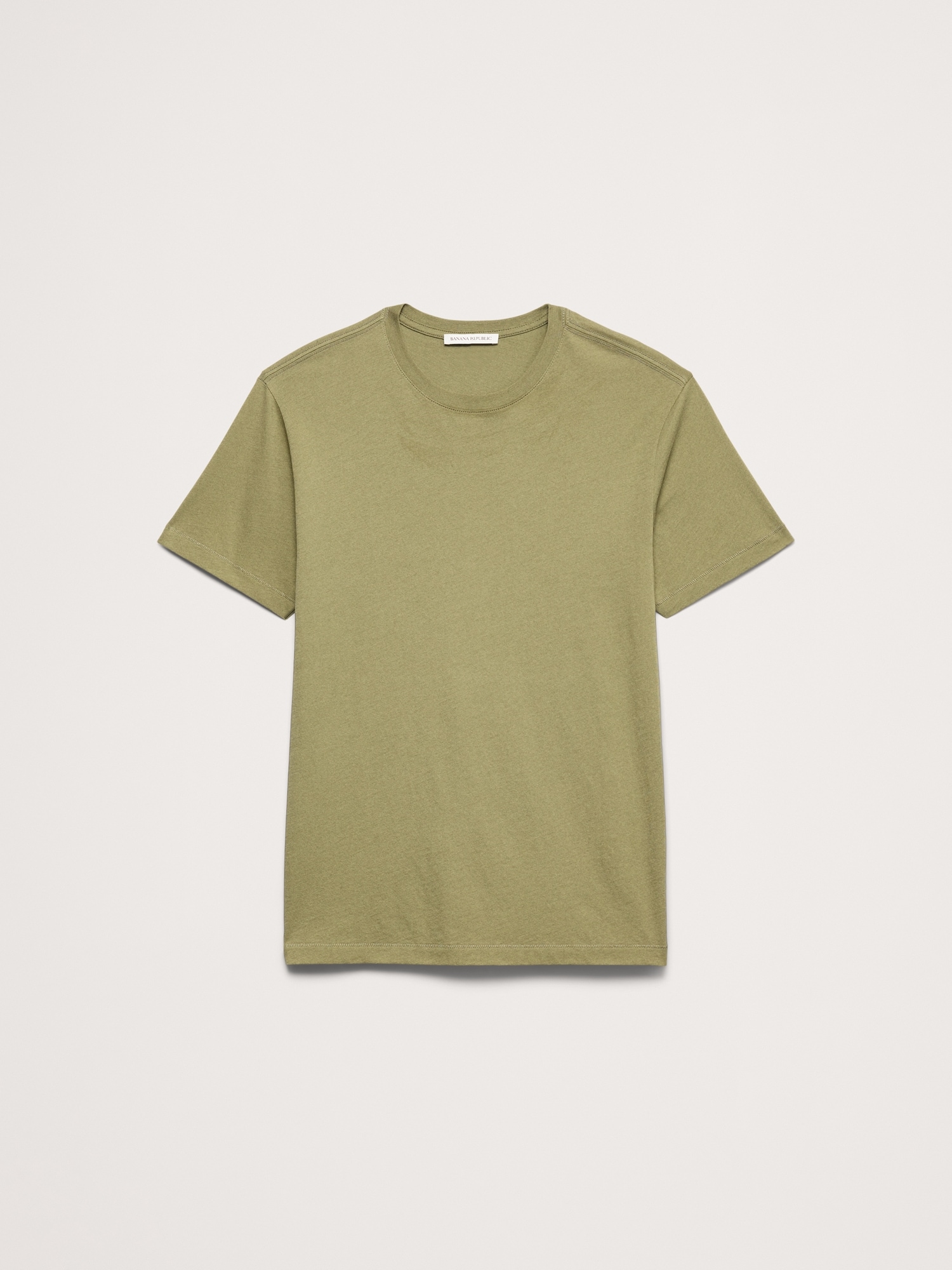 Image number 4 showing, Lightweight Cotton Crew-Neck T-Shirt