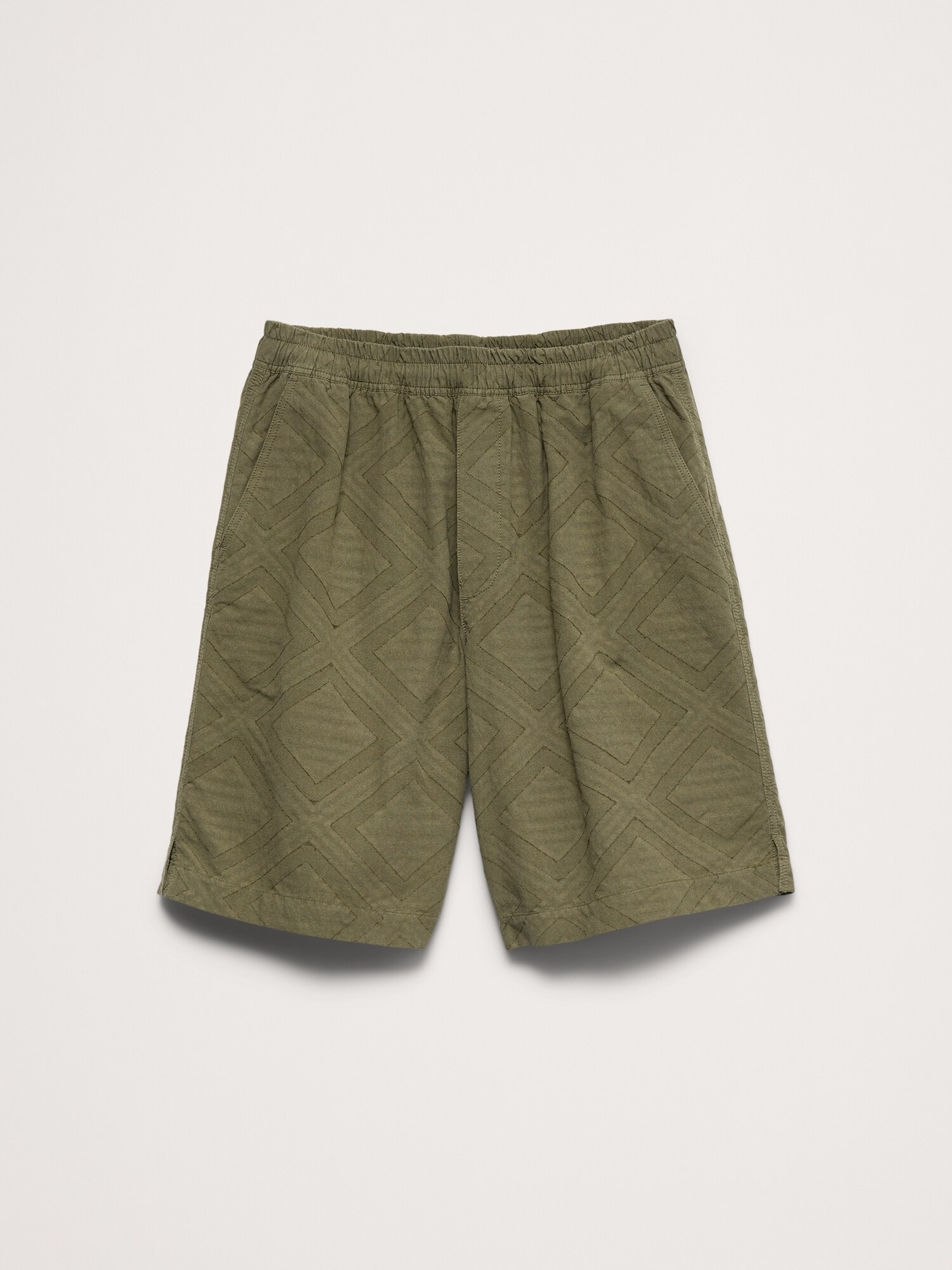 Image number 6 showing, 11" Cotton Jacquard Pull-On Short