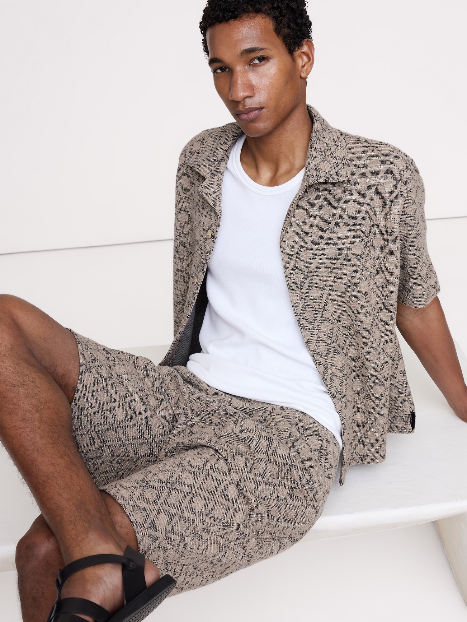 Image number 3 showing, Jacquard Resort Shirt