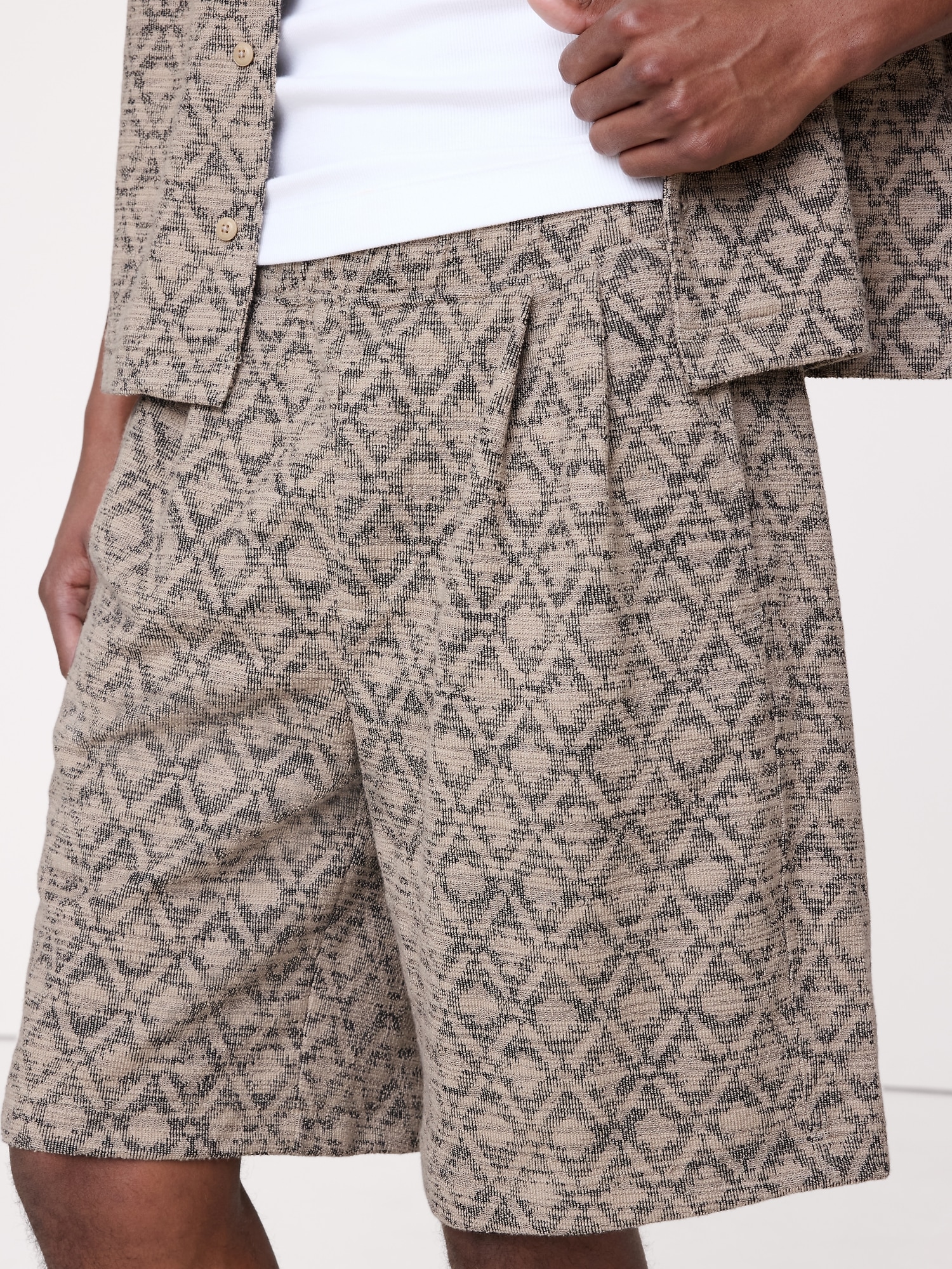 Image number 3 showing, Jacquard Pull-On Short