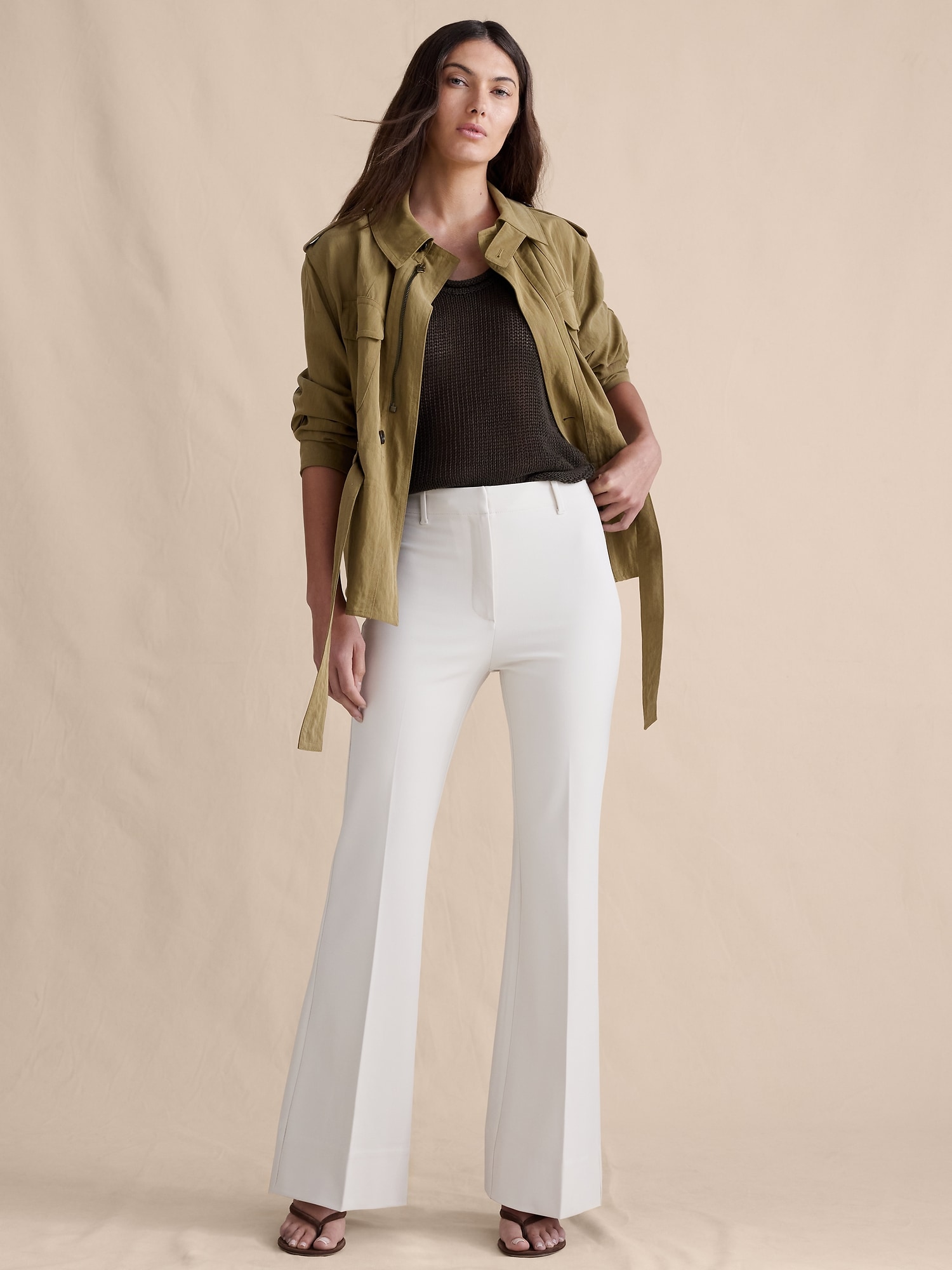 Image number 6 showing, High-Rise Modern Flare City Stretch Pant