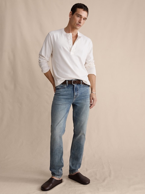 JEAN VOYAGEUR LUXUEUX À COUPE ÉTROITE