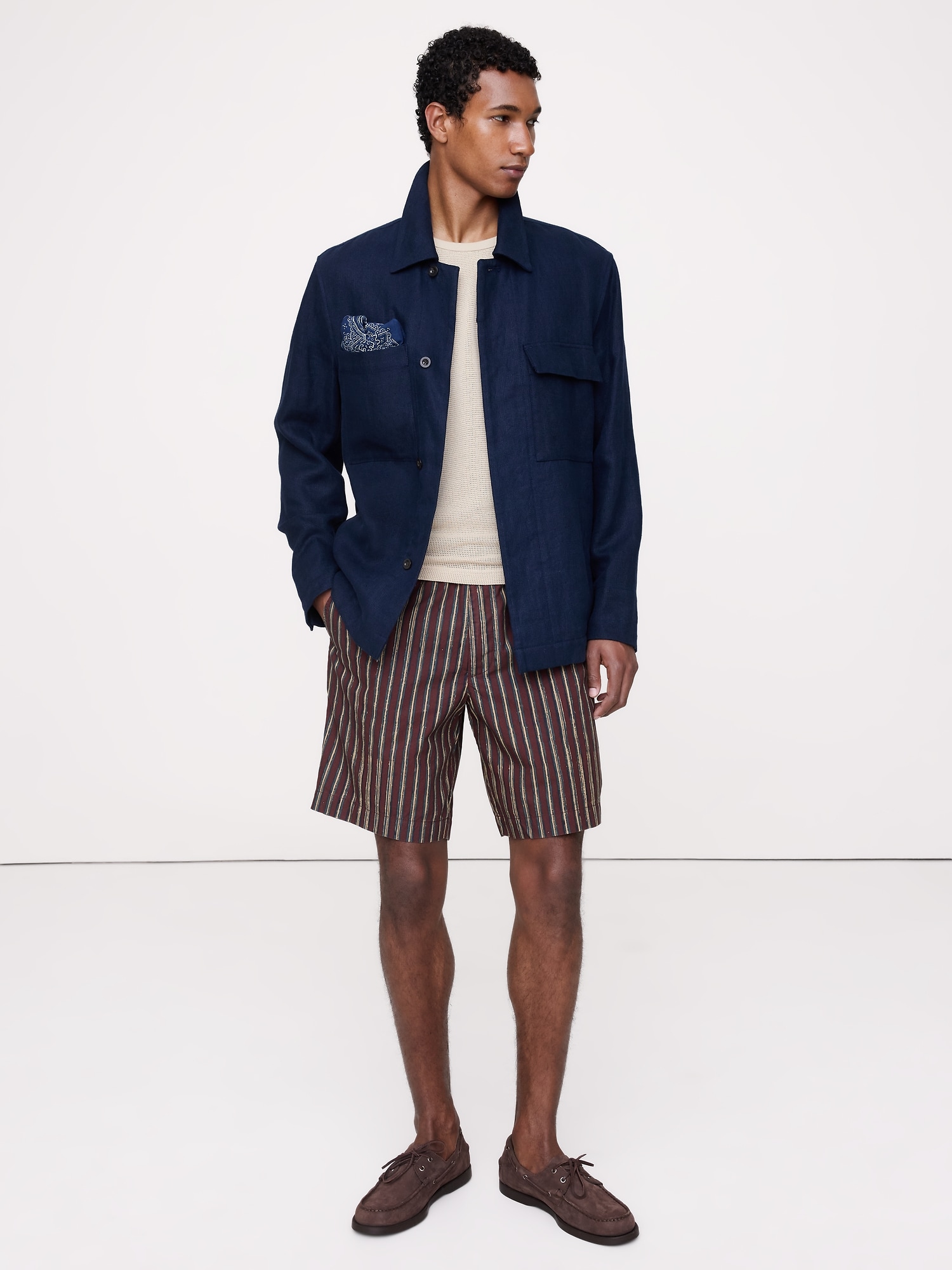 Image number 1 showing, 9" Lightweight Cotton Pull-On Short